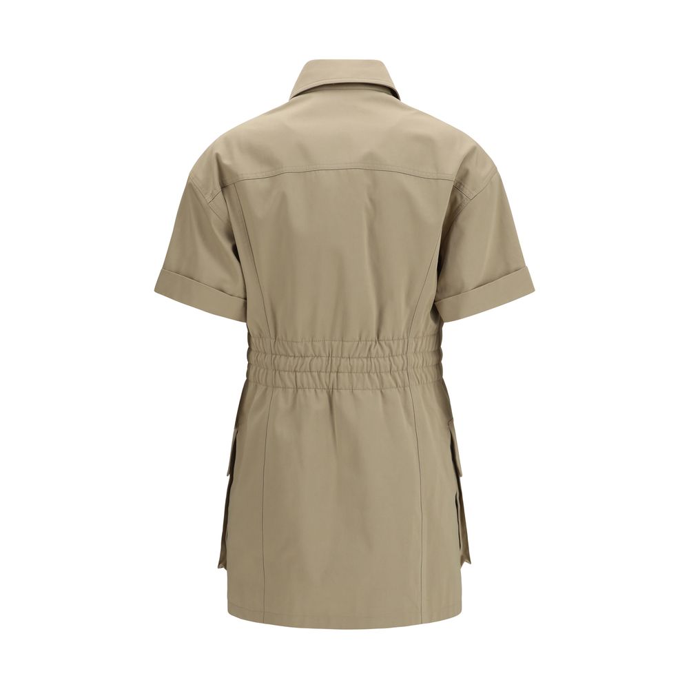 Balmain Beige Cotton Casual Dress-2