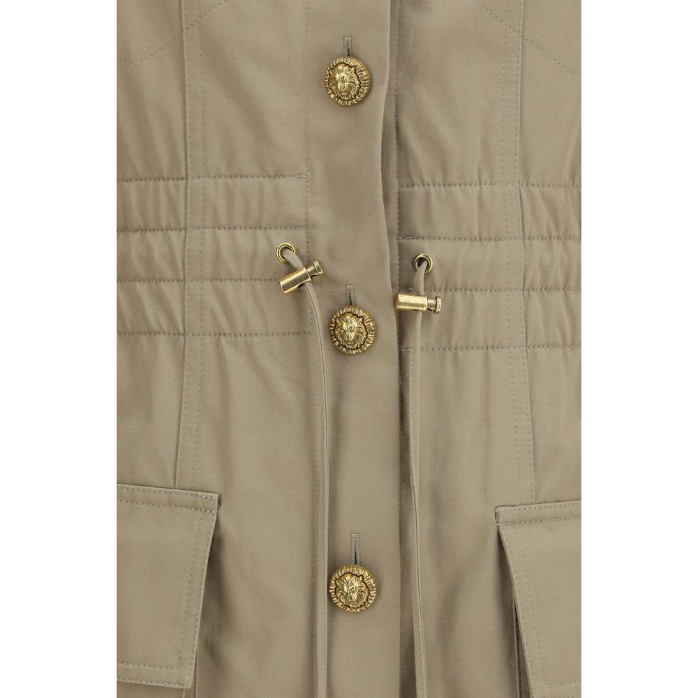 Balmain Beige Cotton Casual Dress-3
