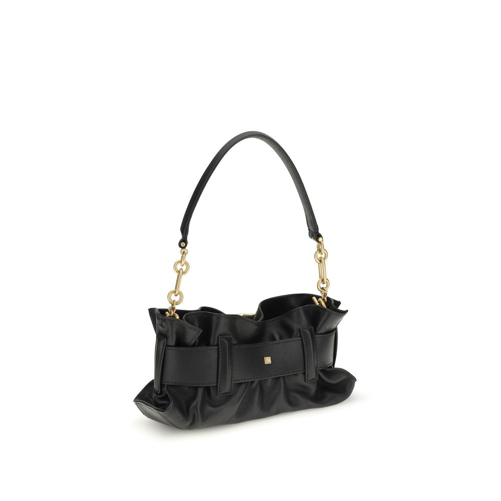 Balmain Black Bos Taurus Calfskin Shoulder Bag-3