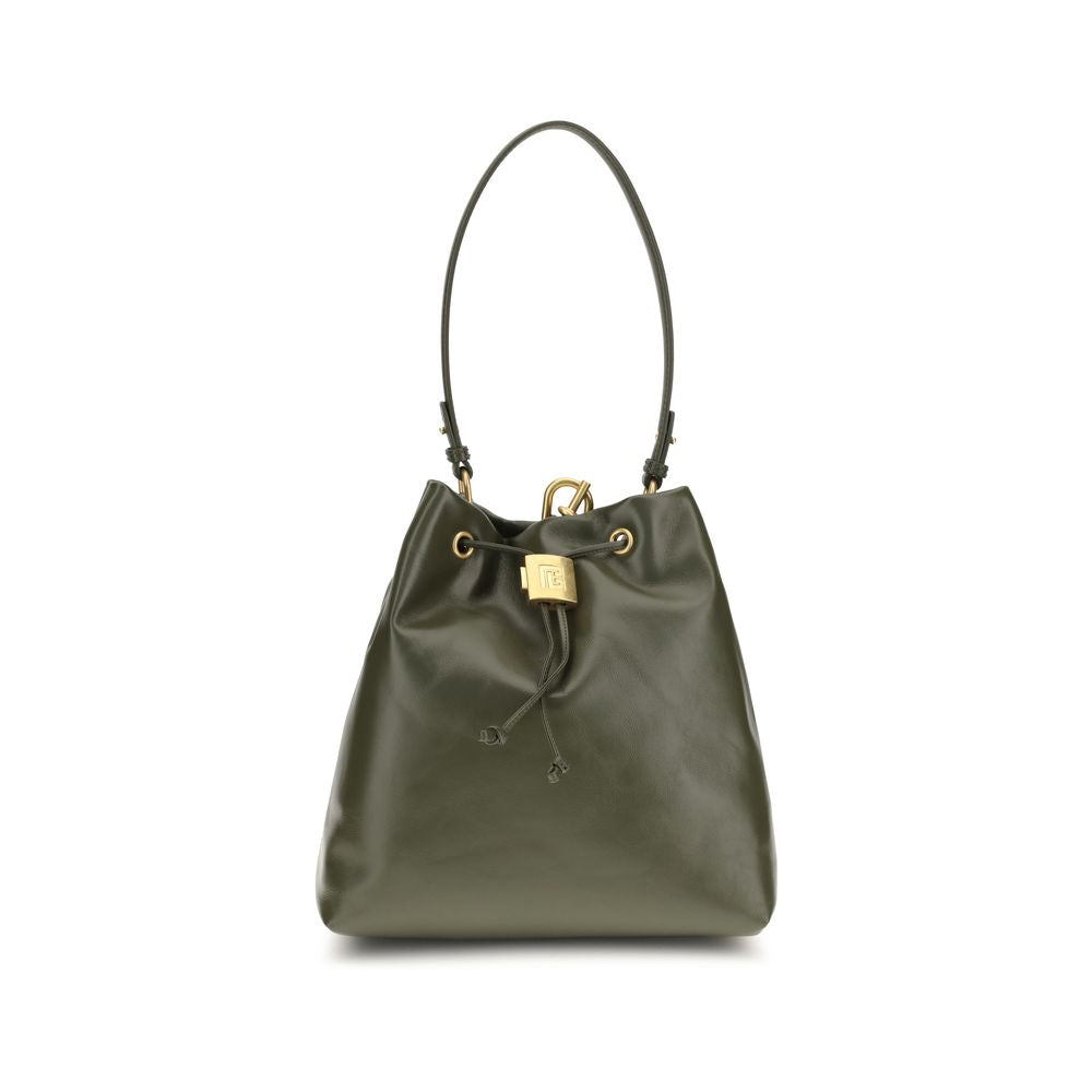 Balmain Bicolor Calf Leather Bos Taurus Backpack-1