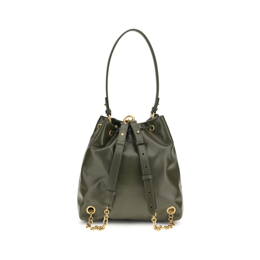 Balmain Bicolor Calf Leather Bos Taurus Backpack-2