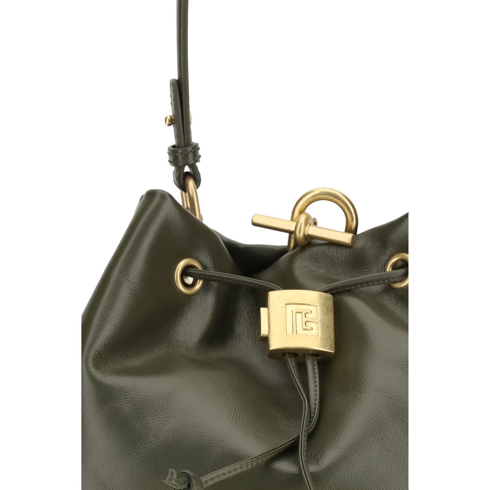 Balmain Bicolor Calf Leather Bos Taurus Backpack-3