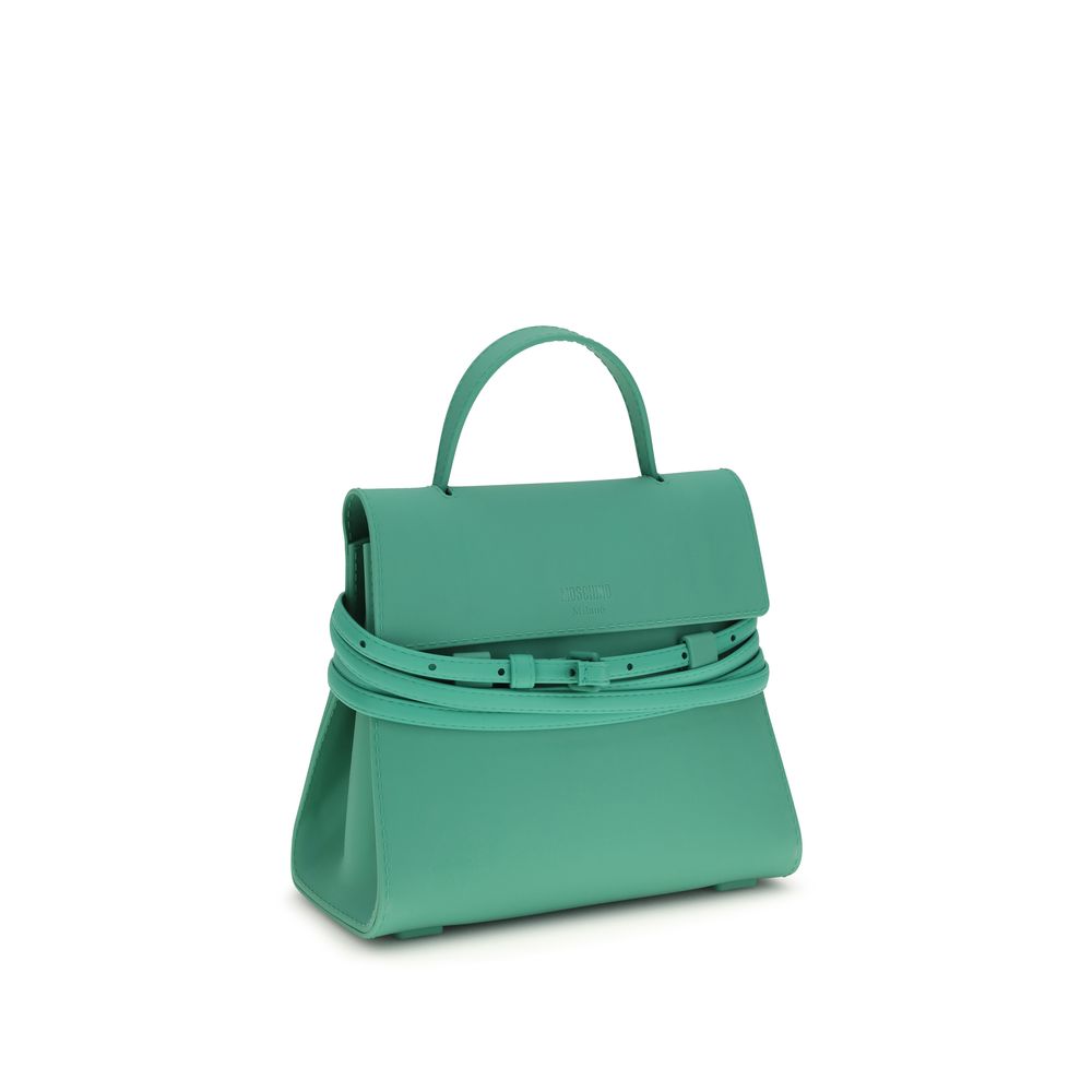 Moschino Zweifarbige Kunstleder-Handtasche-2