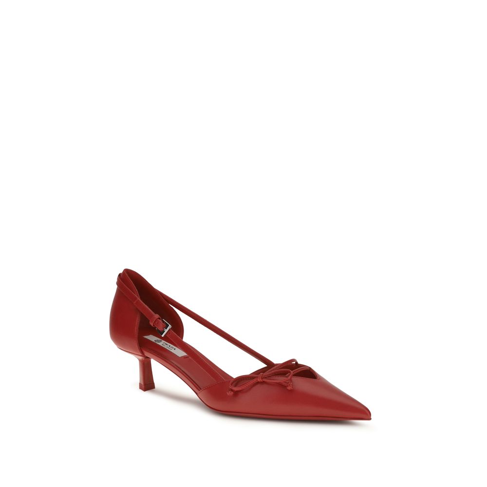 Prada Mehrfarbige Pumps aus Ziegenleder-2