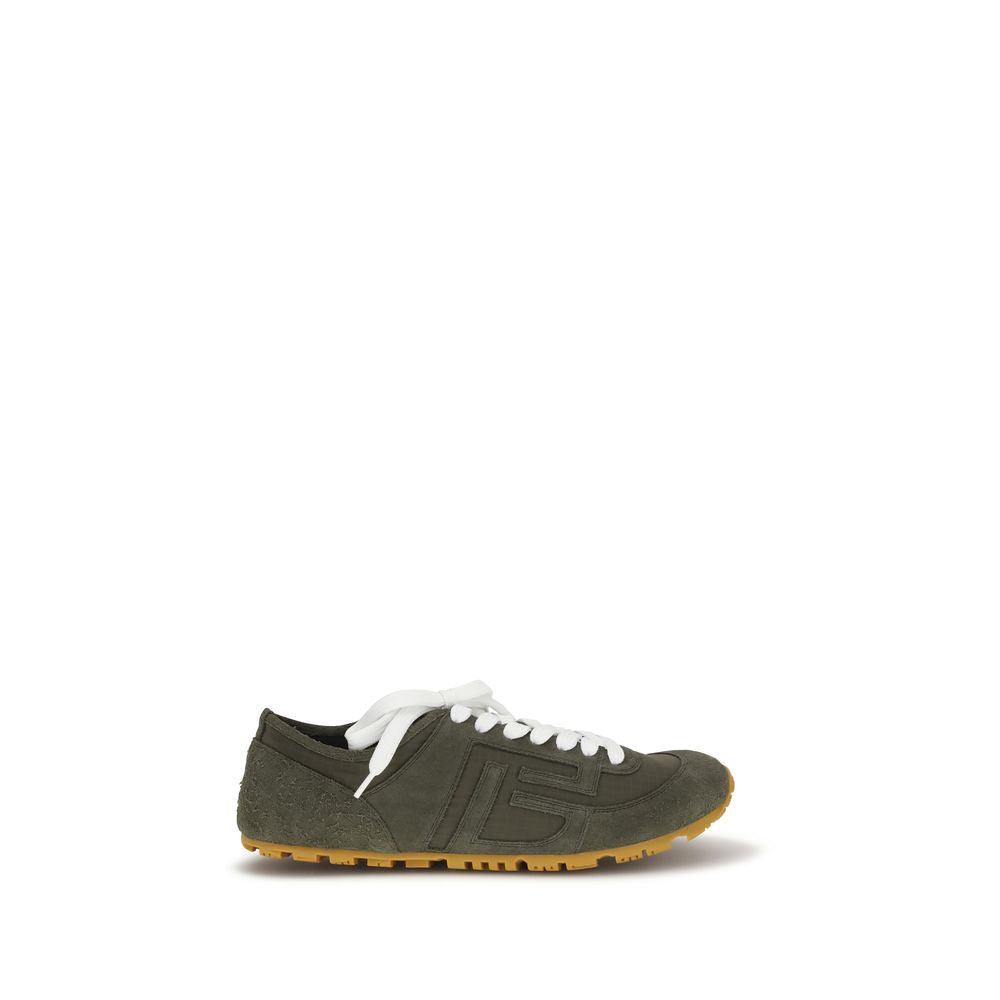 Balmain Zweifarbige Polyester-Sneaker im Athletic-Stil-1