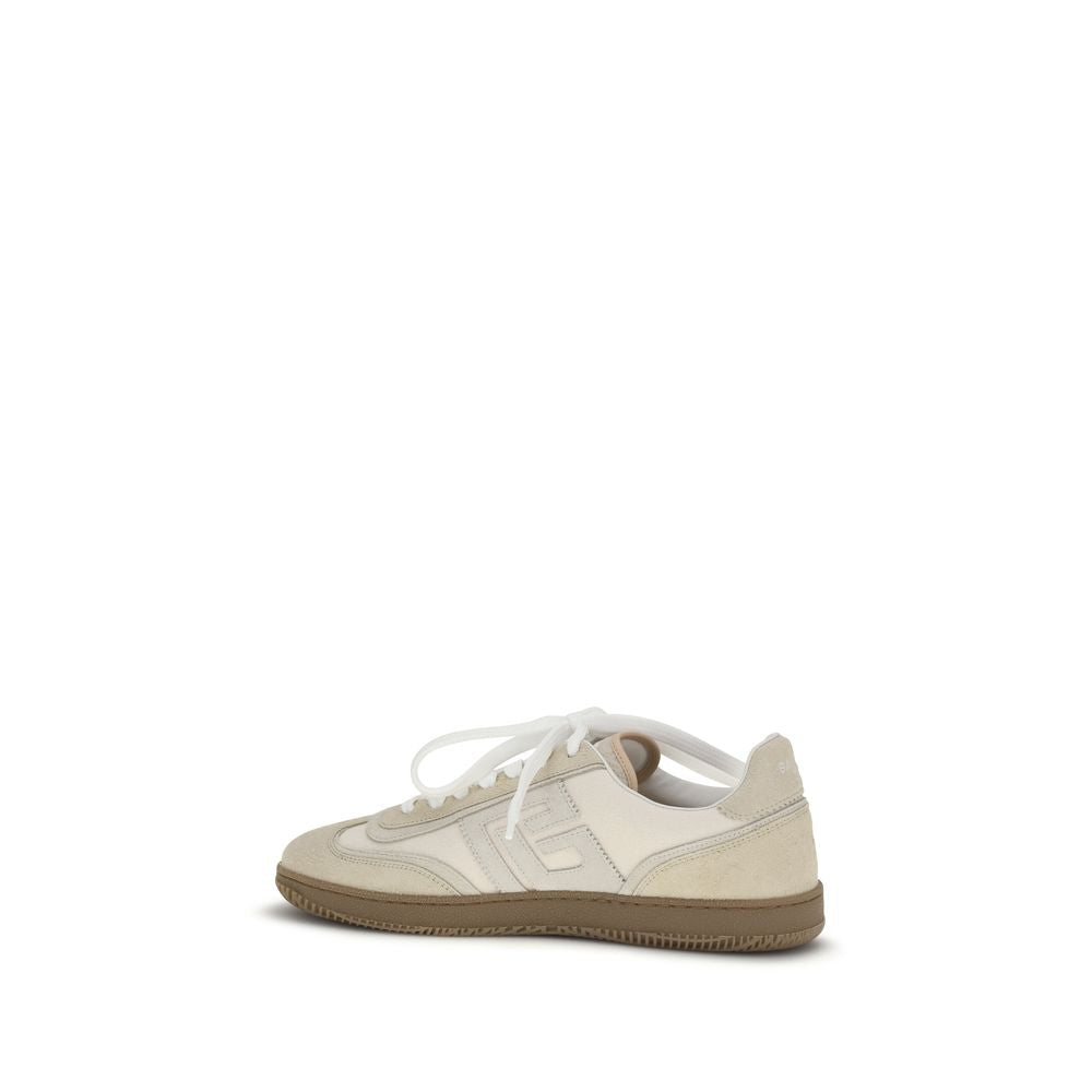Balmain Beige Wildleder-Sneaker-3