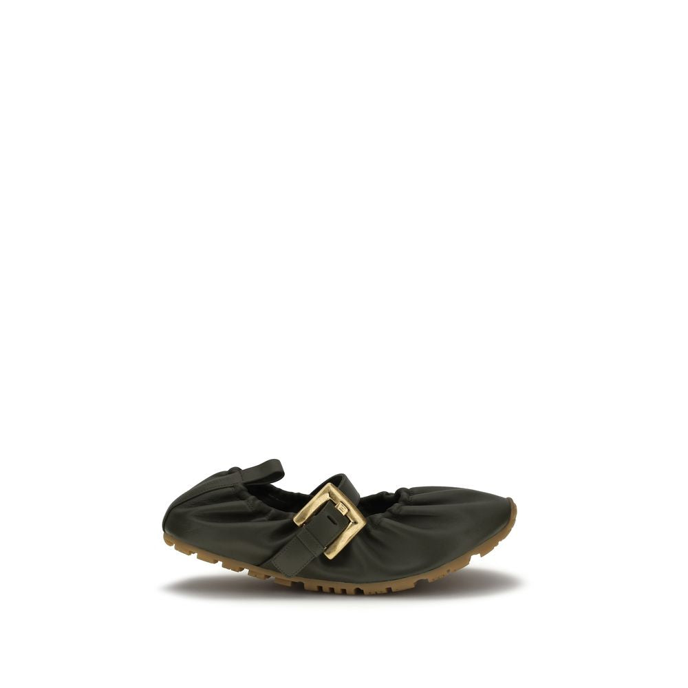 Balmain Bicolor Lamb Ovis Aries Ballerinas-1