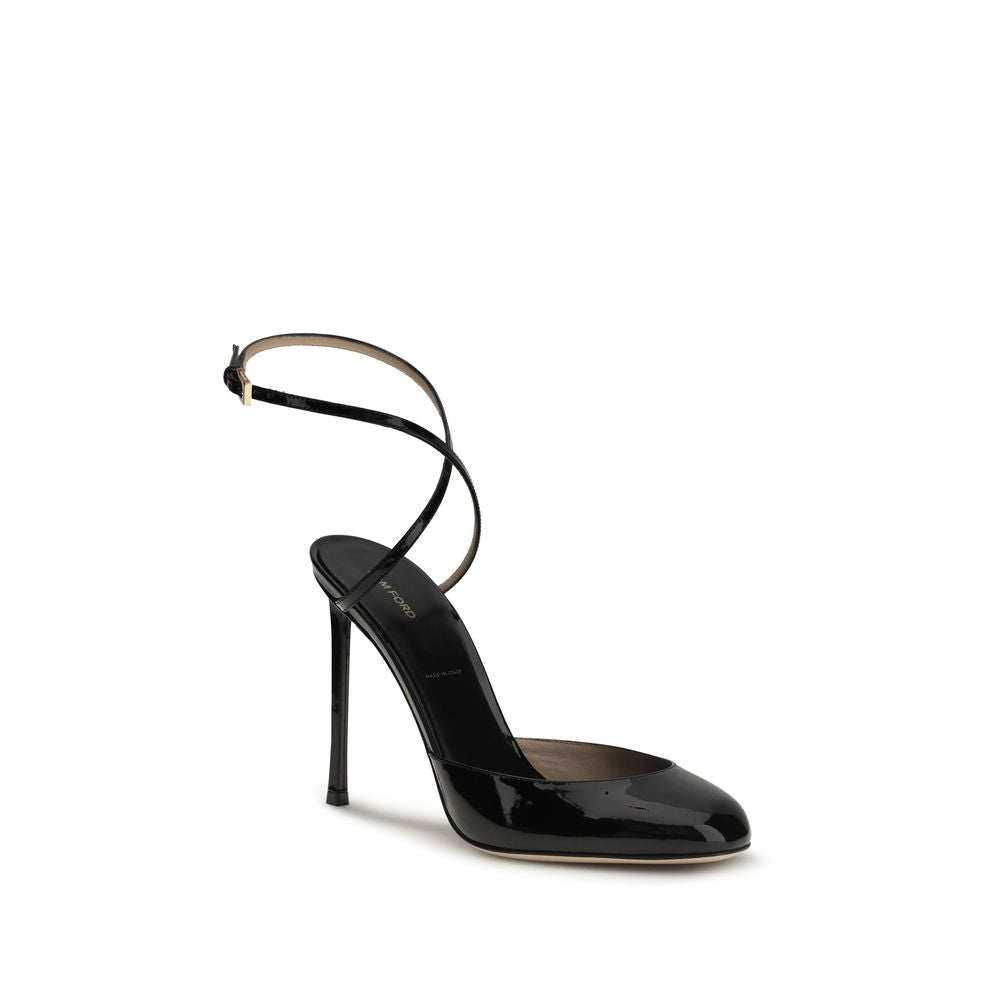 Tom Ford Schwarze Pumps aus Kalbsleder Bos Taurus mit hohem Absatz-2