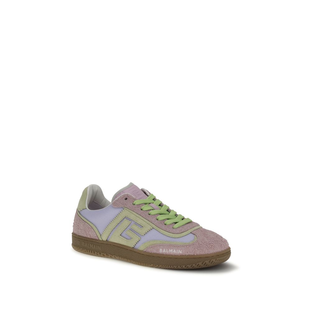Balmain Multicolor Calf Leather Bos Taurus Athletic Sneakers-2