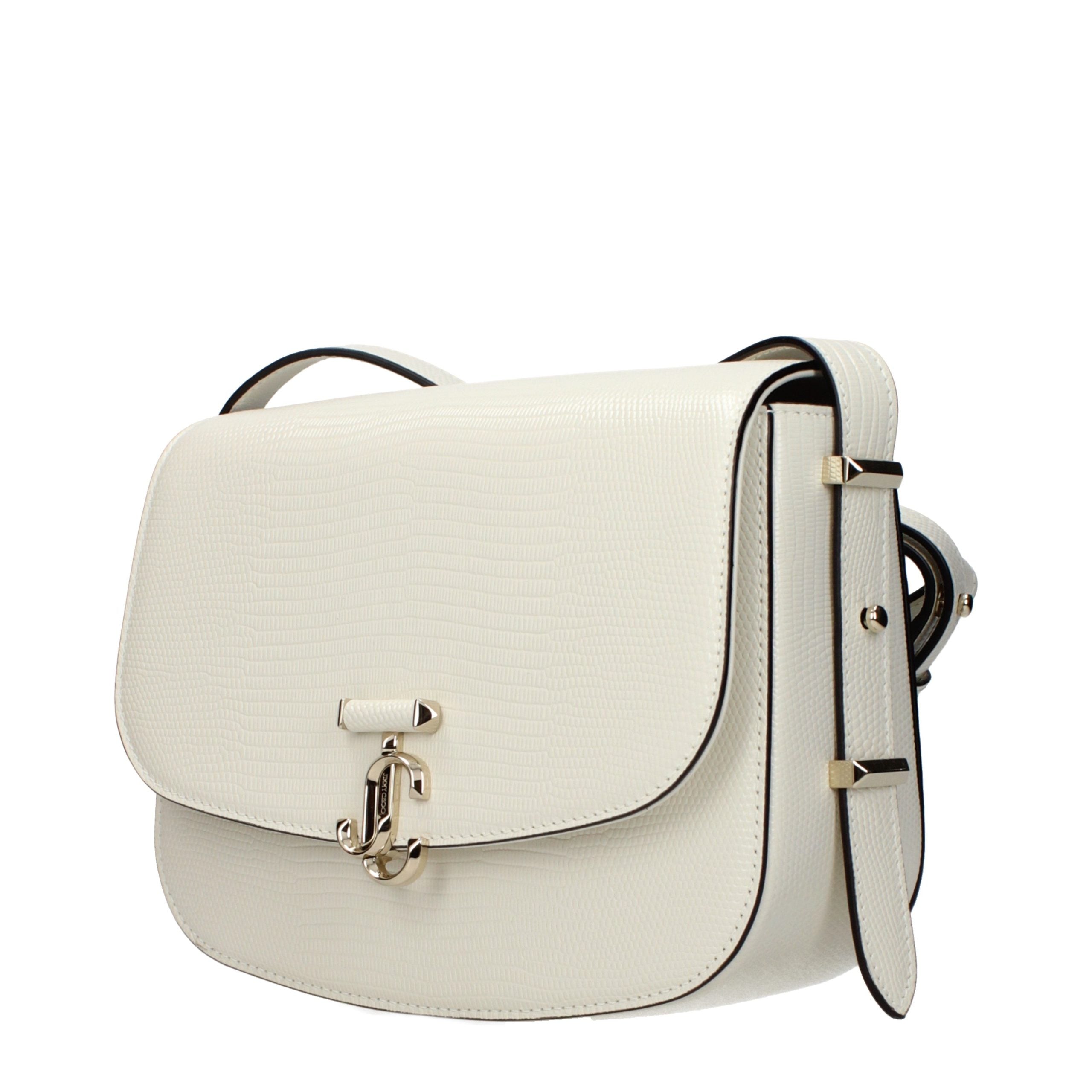 Jimmy Choo Weiße Leder Crossbody-Tasche-2