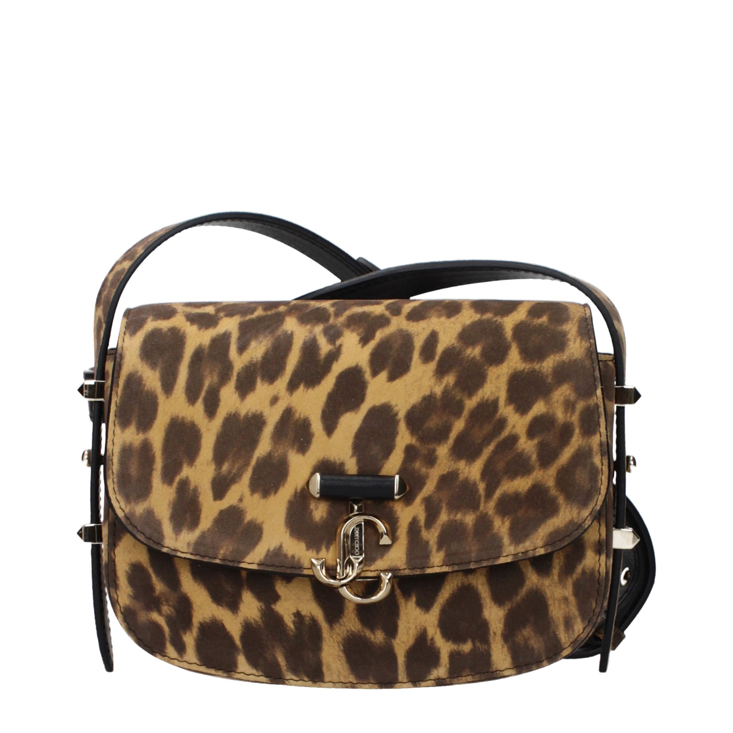 Jimmy Choo Braune Leder Umhängetasche-1