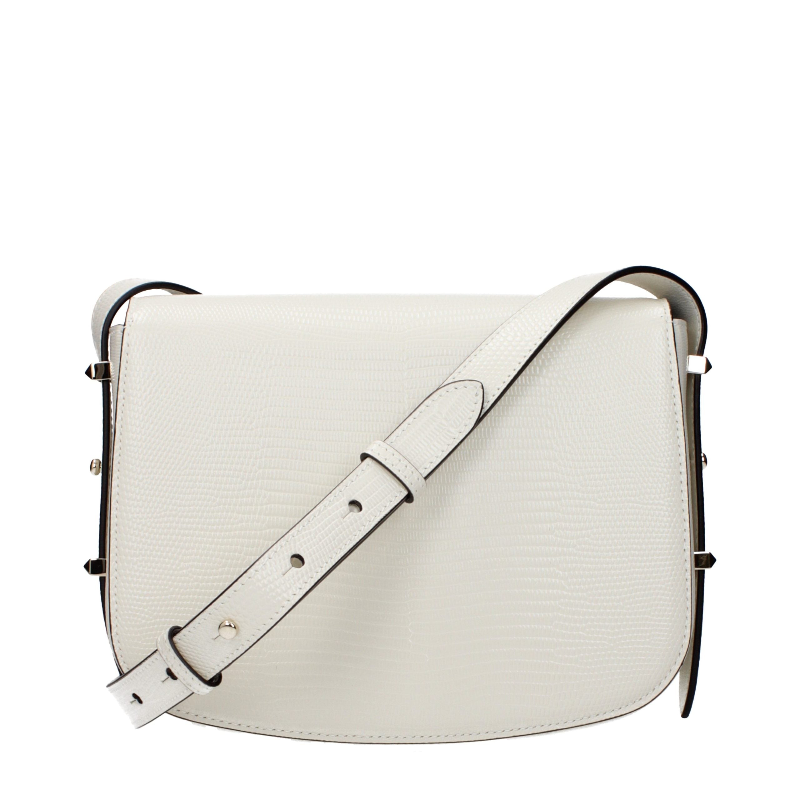 Jimmy Choo Weiße Leder Crossbody-Tasche-3