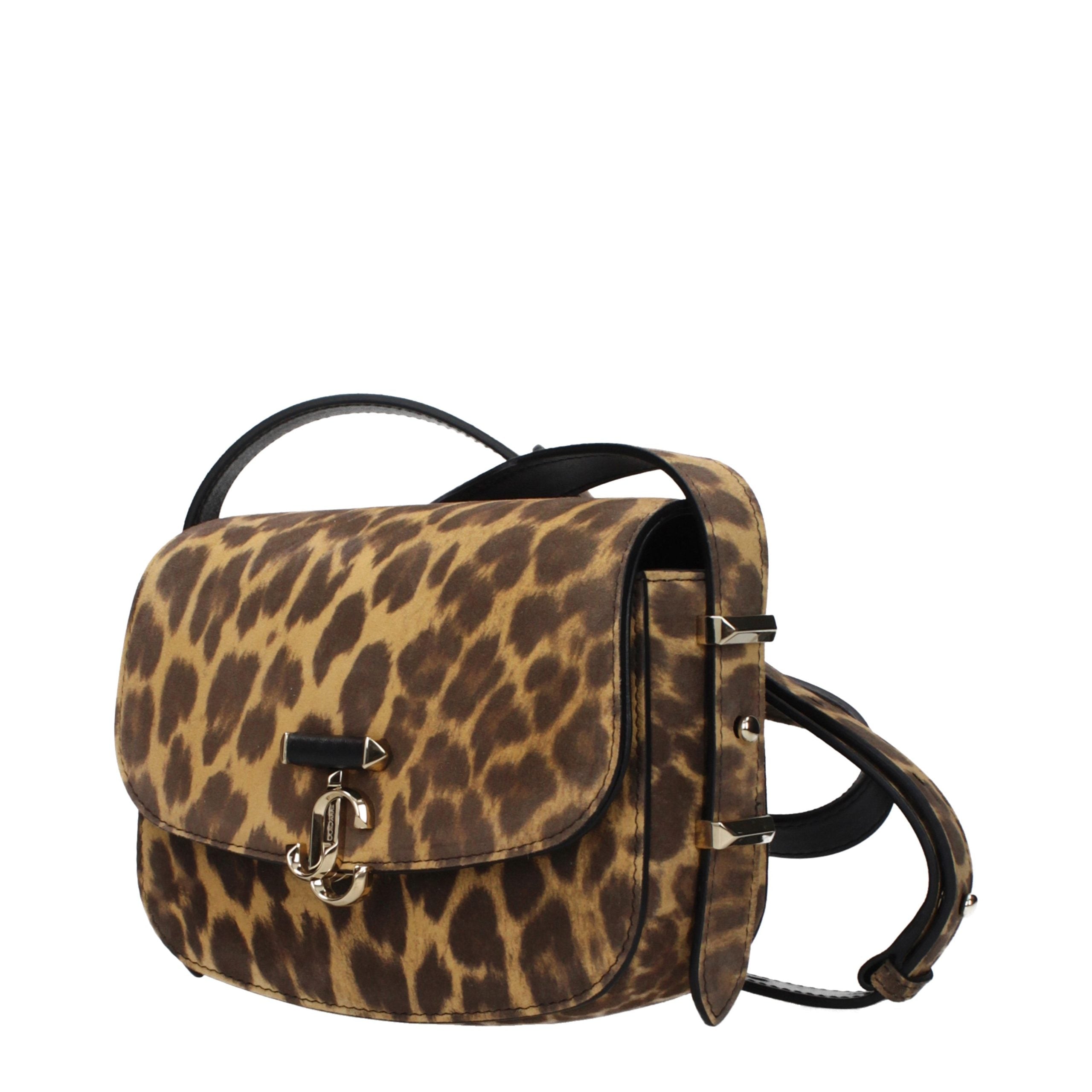 Jimmy Choo Braune Leder Umhängetasche-2