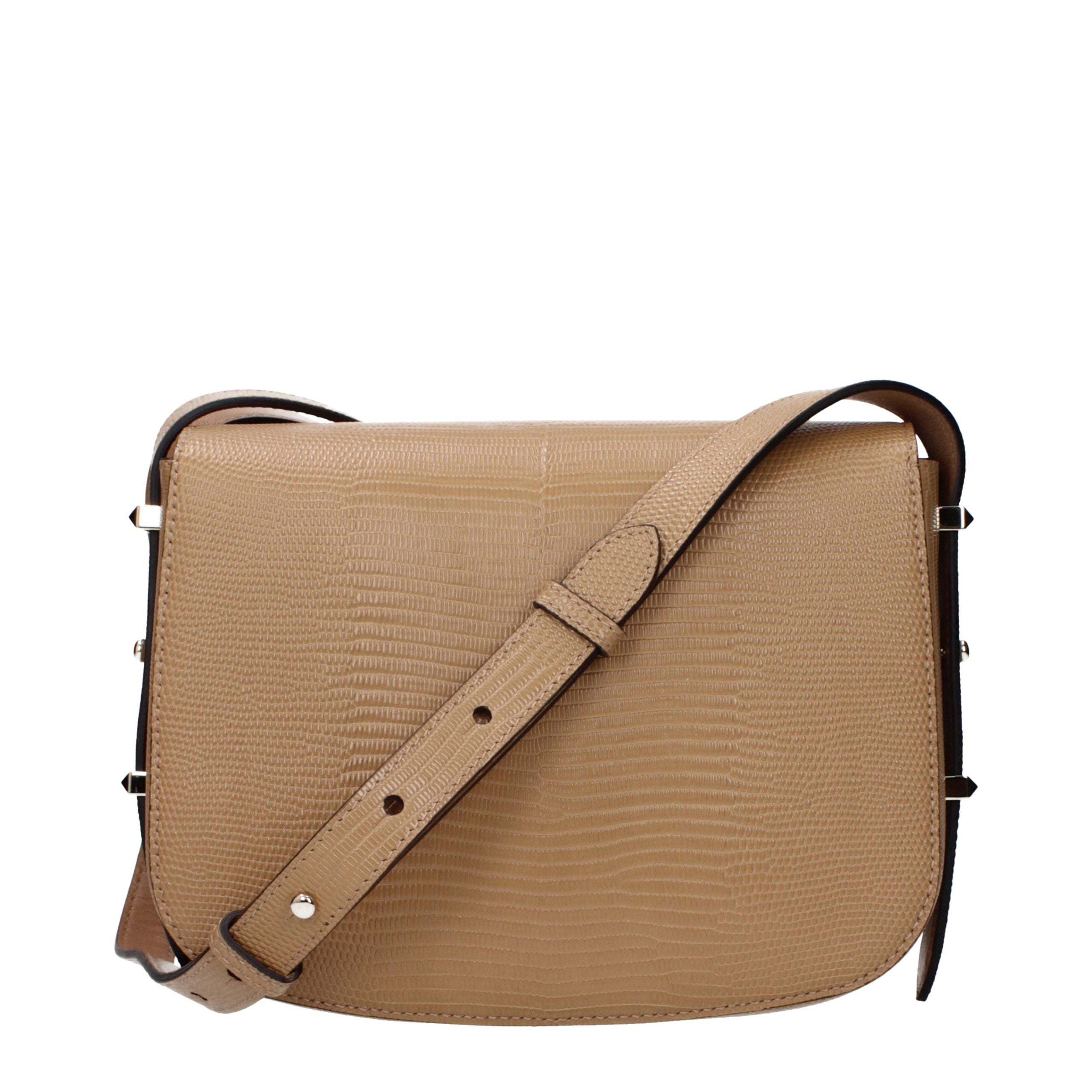 Jimmy Choo Braune Leder Umhängetasche-3