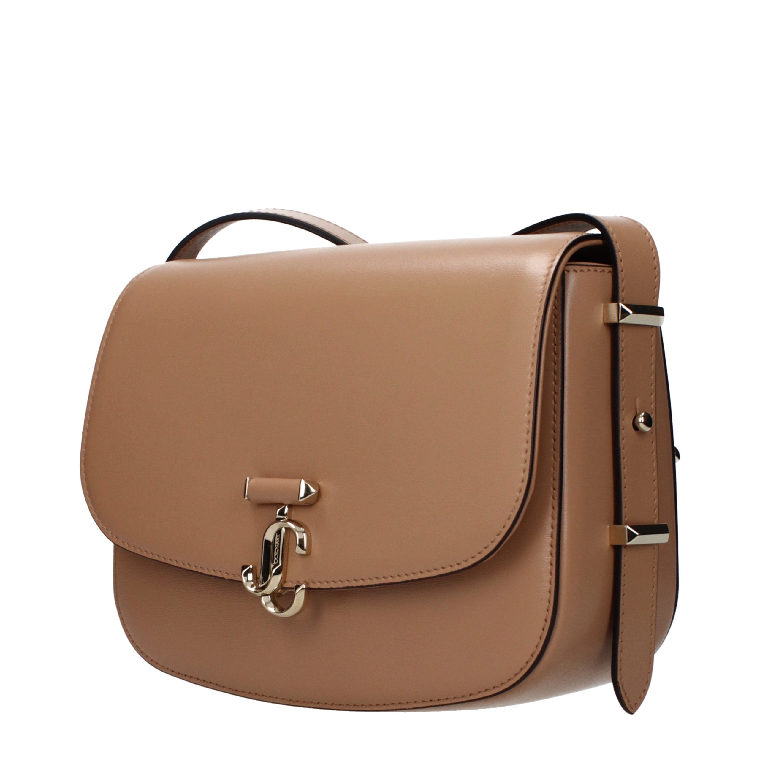 Jimmy Choo Braune Leder Umhängetasche-2