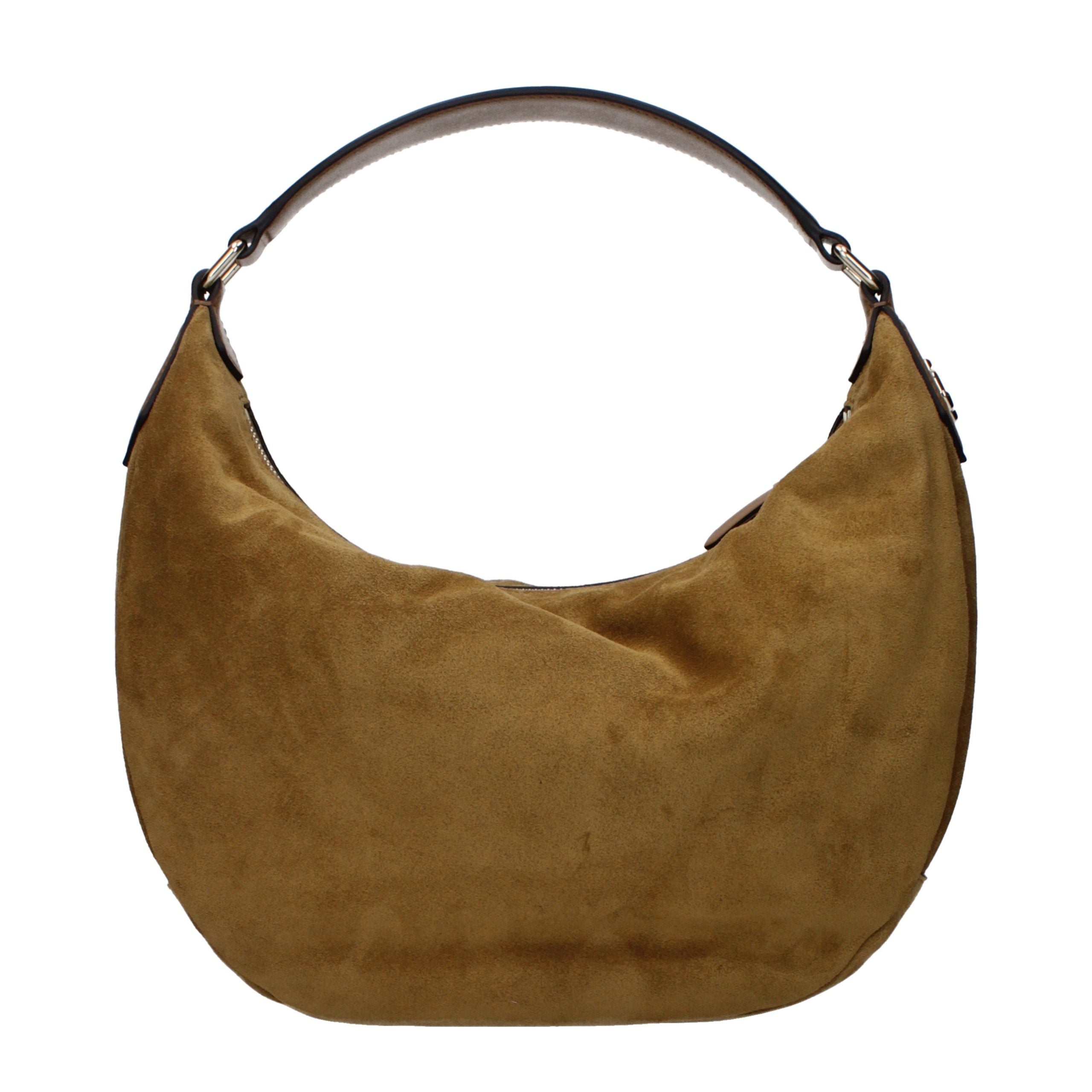 Jimmy Choo Braune Leder Schultertasche-1