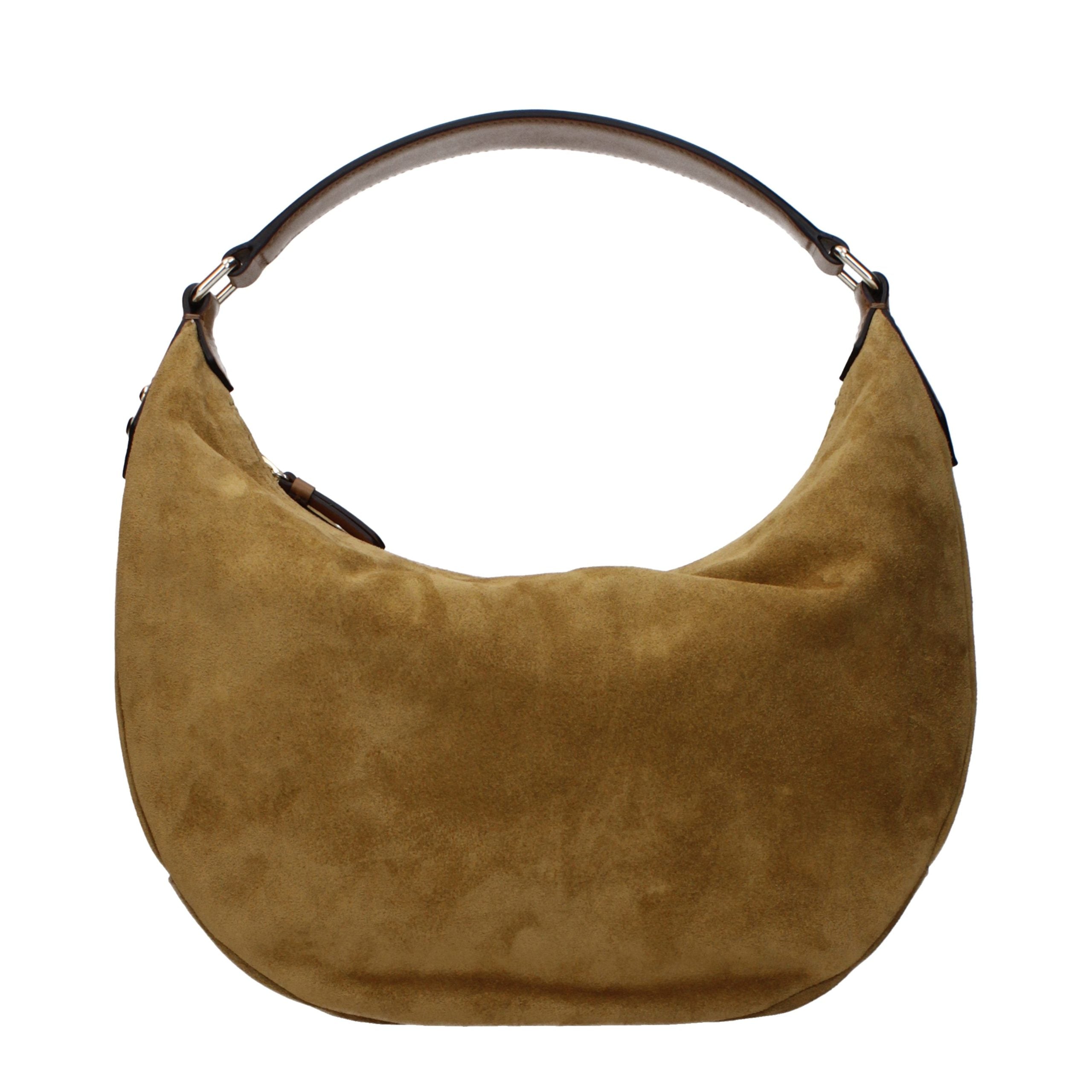 Jimmy Choo Braune Leder Schultertasche-3