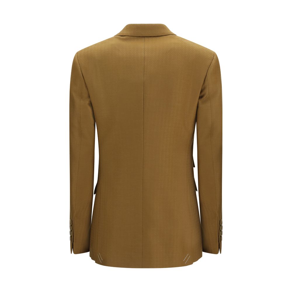 Burberry Mehrfarbiger Blazer aus Lammwolle-2