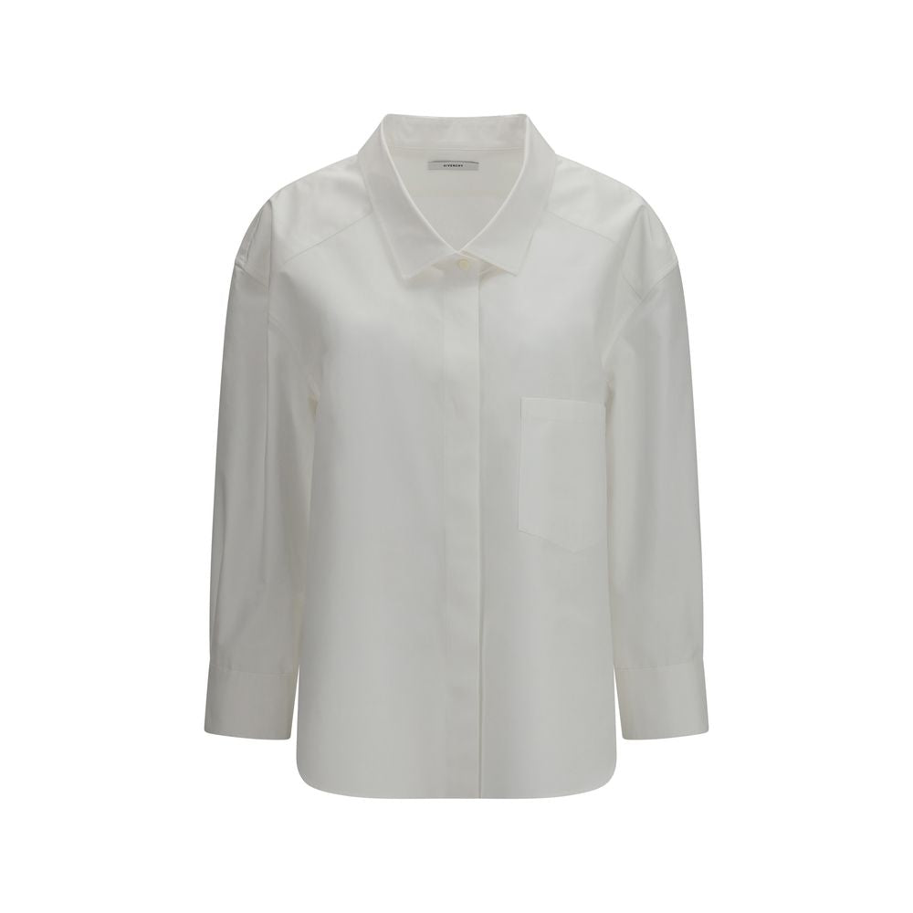 Givenchy Weißes Baumwollhemd-1