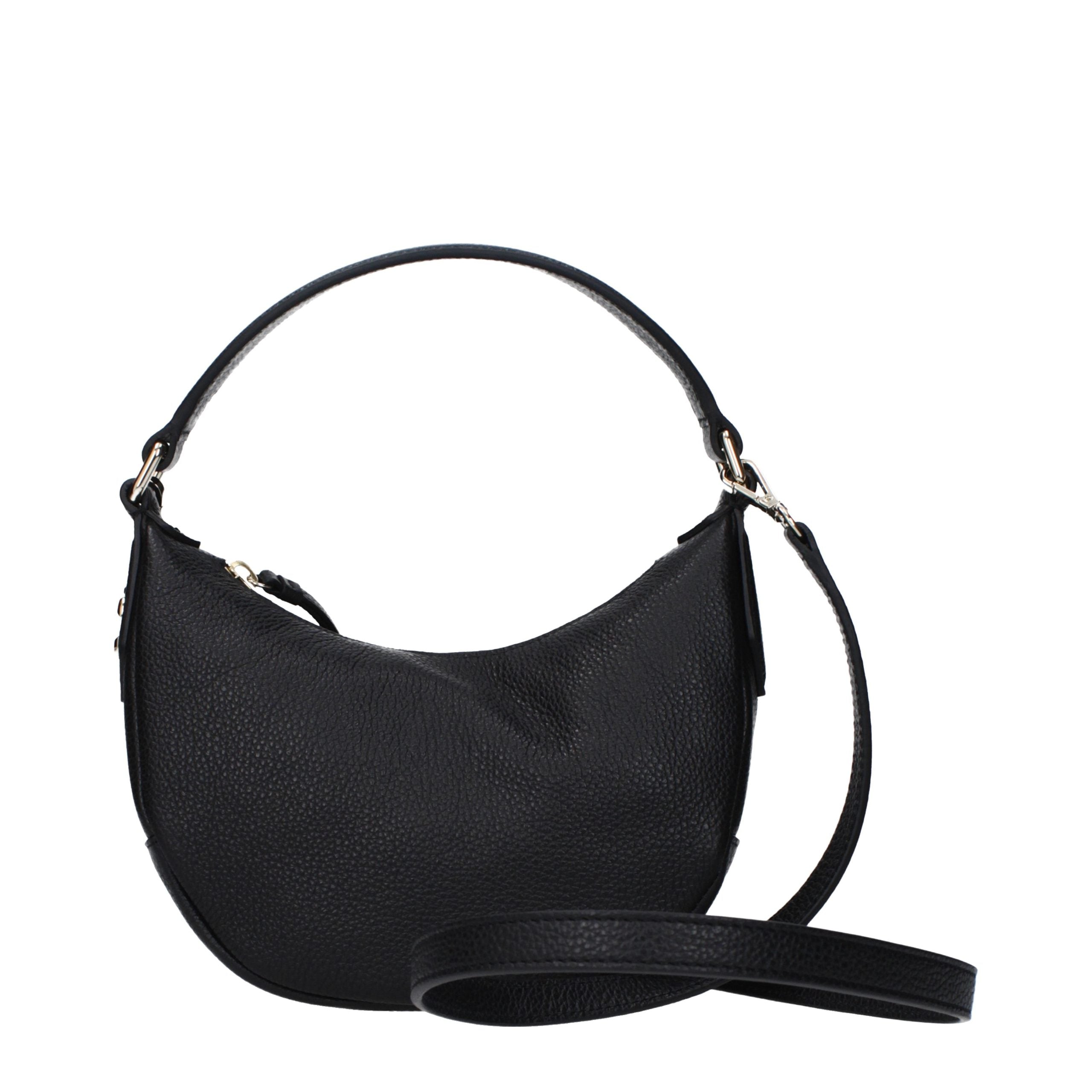 Jimmy Choo Schwarze Lederhandtasche-3