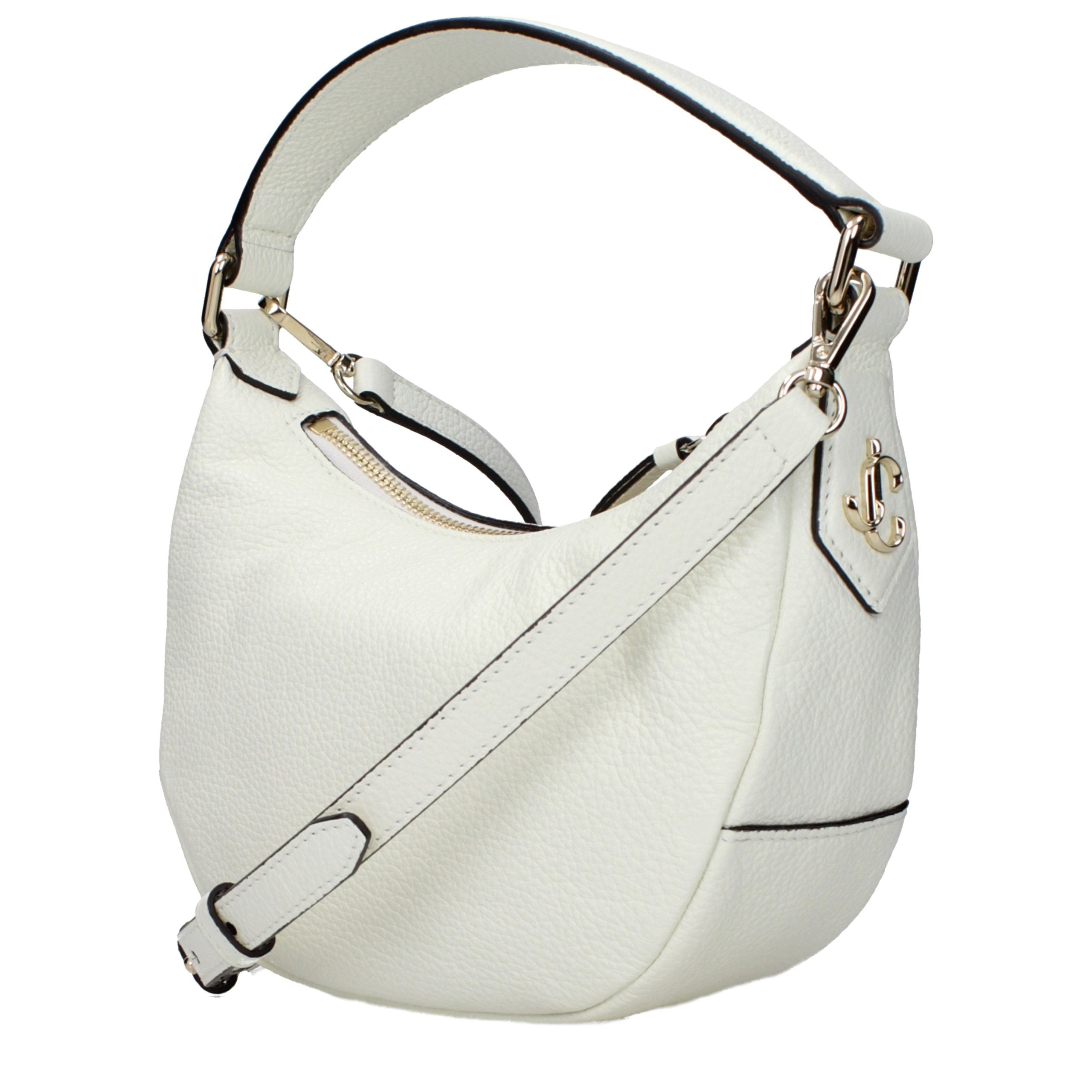 Jimmy Choo Beige Leder Handtasche-2