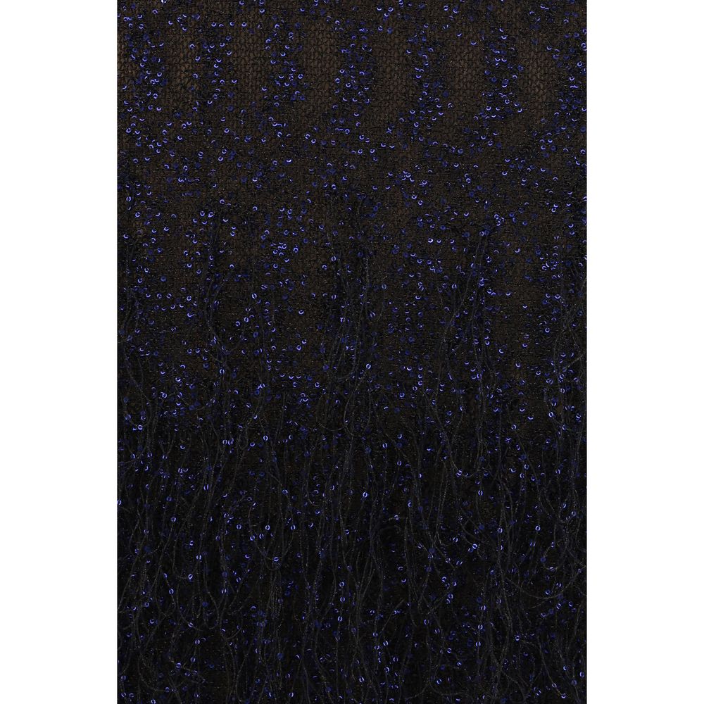 Giorgio Armani Blaues Polyamid-Cocktailkleid-3