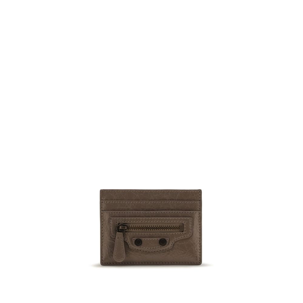 Balenciaga Braunes Lamm Ovis Aries Aries Portemonnaie