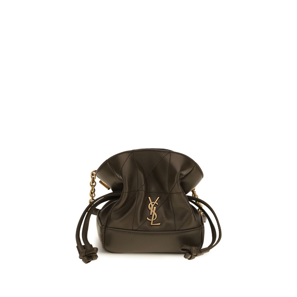 Saint Laurent Bicolor Lamm Ovis Aries Aries Clutch Bag-1