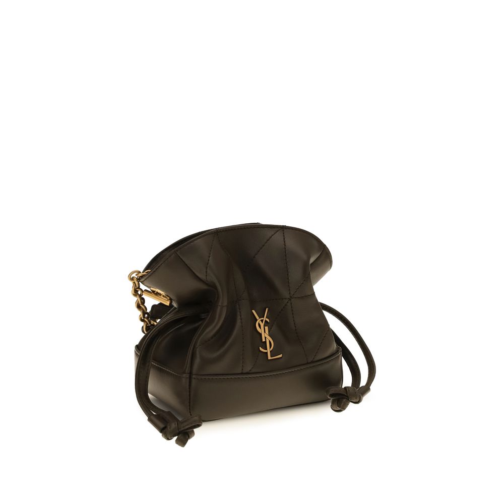 Saint Laurent Bicolor Lamm Ovis Aries Aries Clutch Bag-2