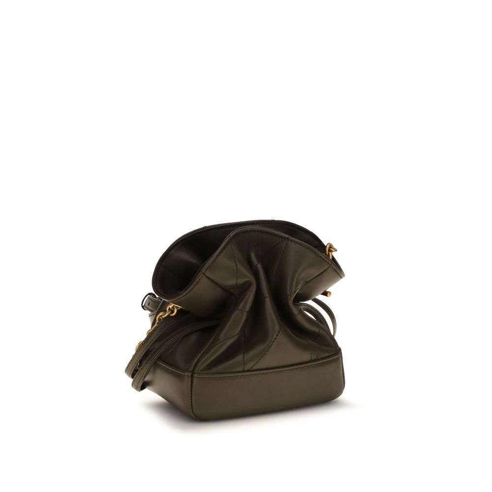 Saint Laurent Bicolor Lamm Ovis Aries Aries Clutch Bag-3