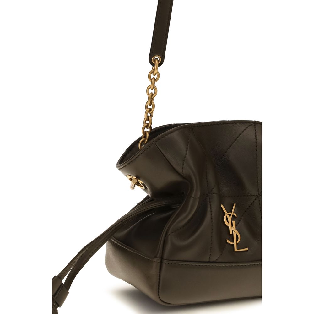 Saint Laurent Bicolor Lamm Ovis Aries Aries Clutch Bag-4