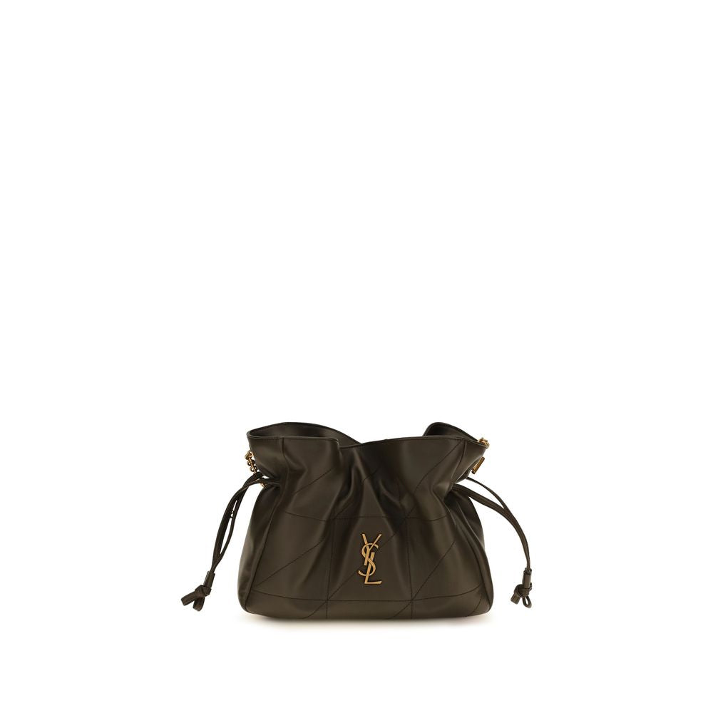 Saint Laurent Bicolor Lamm Ovis Aries Aries Clutch Bag-1
