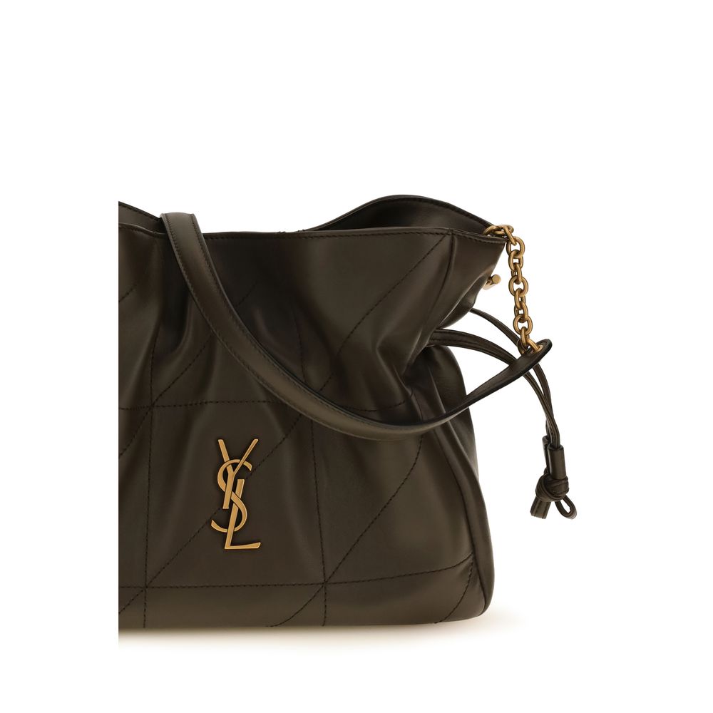 Saint Laurent Bicolor Lamm Ovis Aries Aries Clutch Bag-4