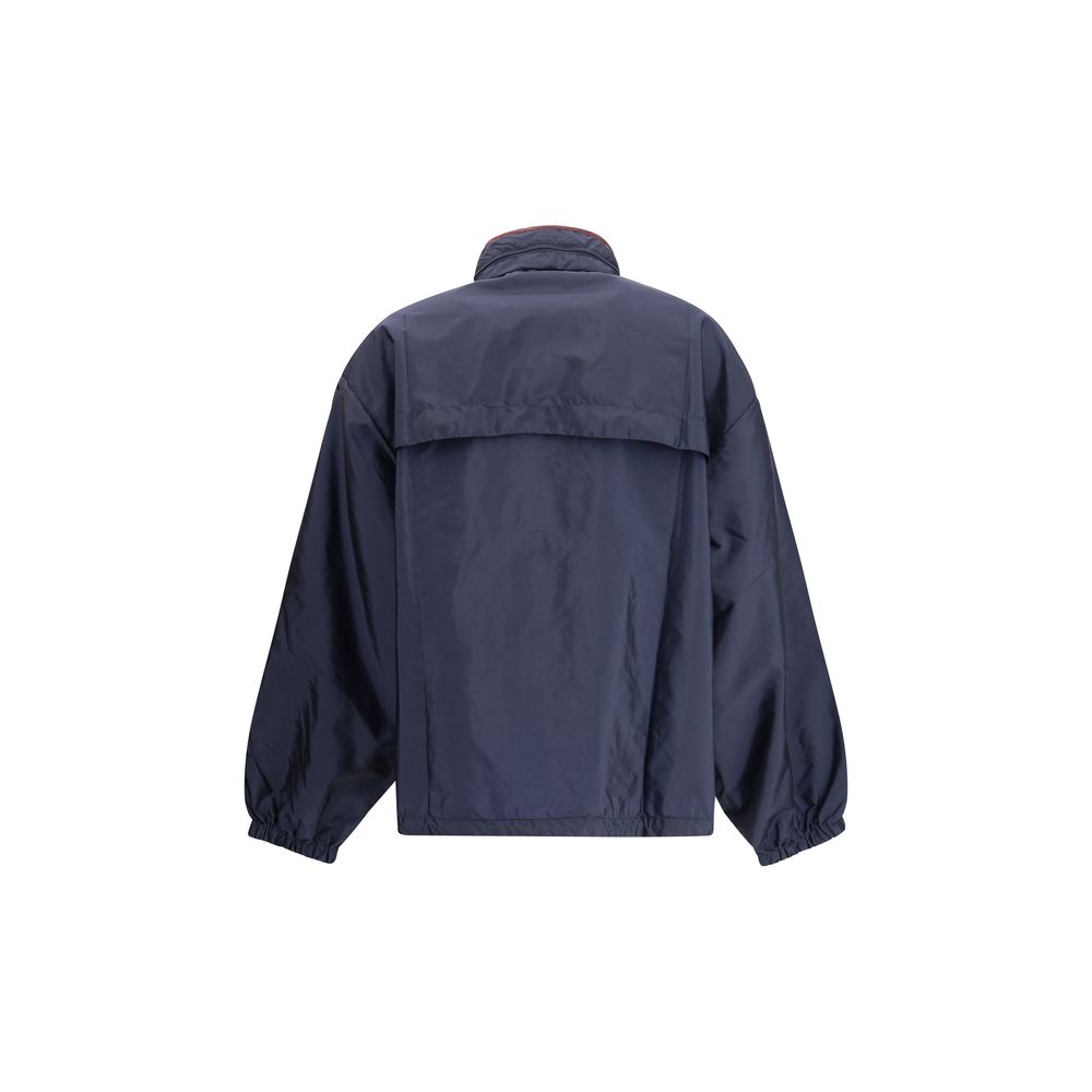 Prada Blaue Shell-Jacke aus Polyamid-2