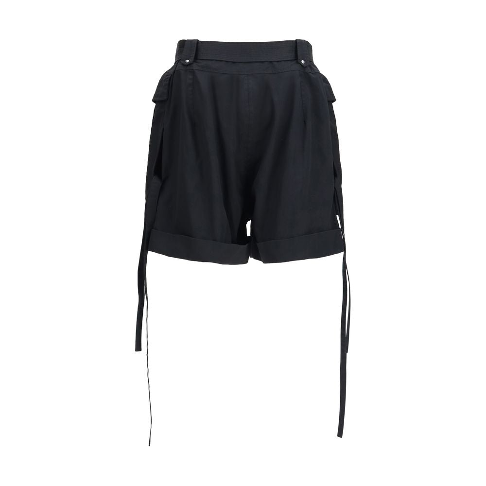 Alexander McQueen Schwarze Baumwoll-Bermudashorts-2