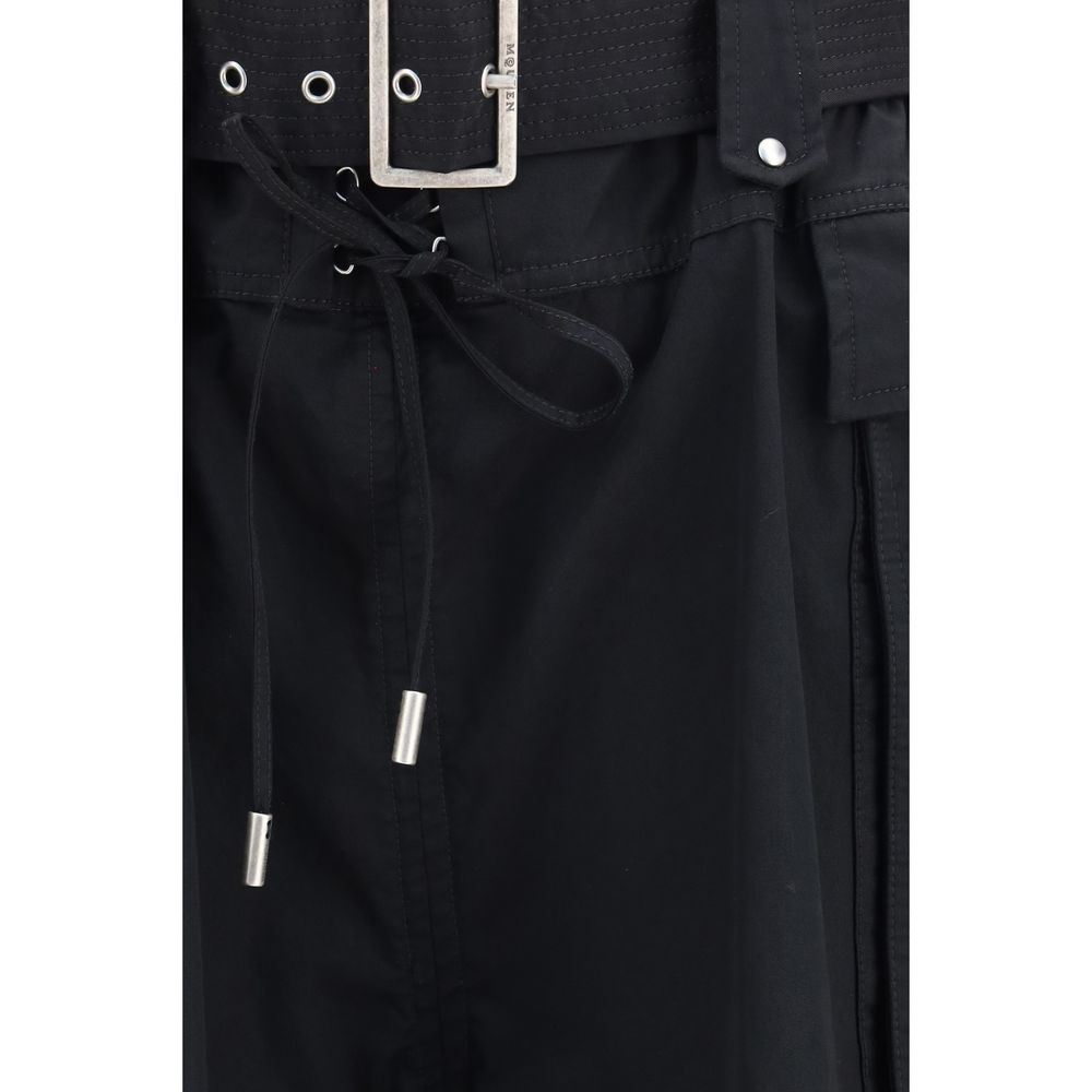 Alexander McQueen Schwarze Baumwoll-Bermudashorts-3