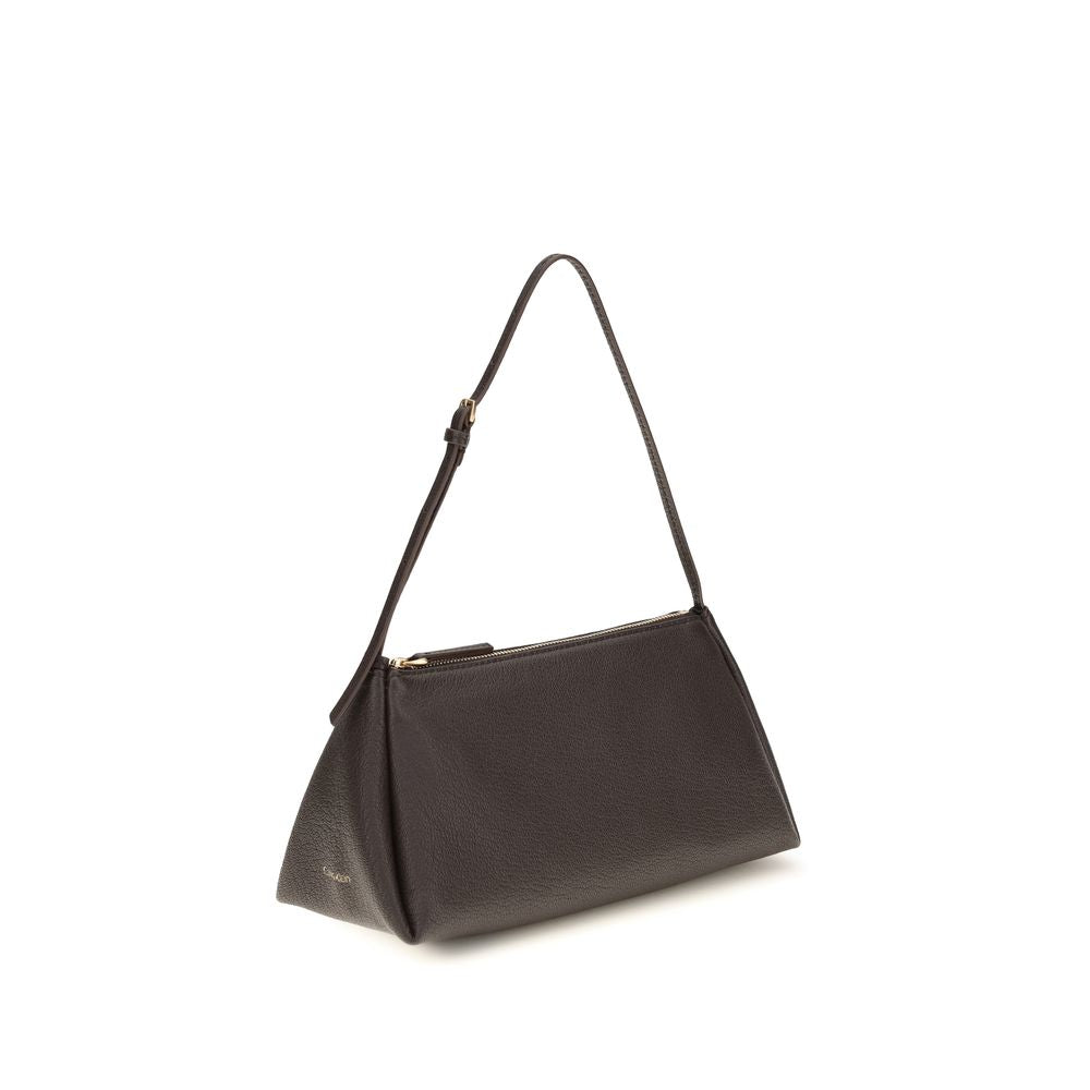 Calvin Klein Braune Kalbsleder Bos Taurus Handtasche-2