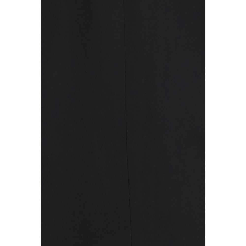 Calvin Klein Schwarze Viskose-Jacke in voller Länge-3