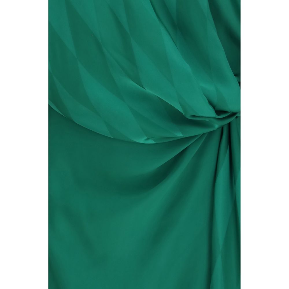Versace Zweifarbige Polyester-Freizeitkleid-3