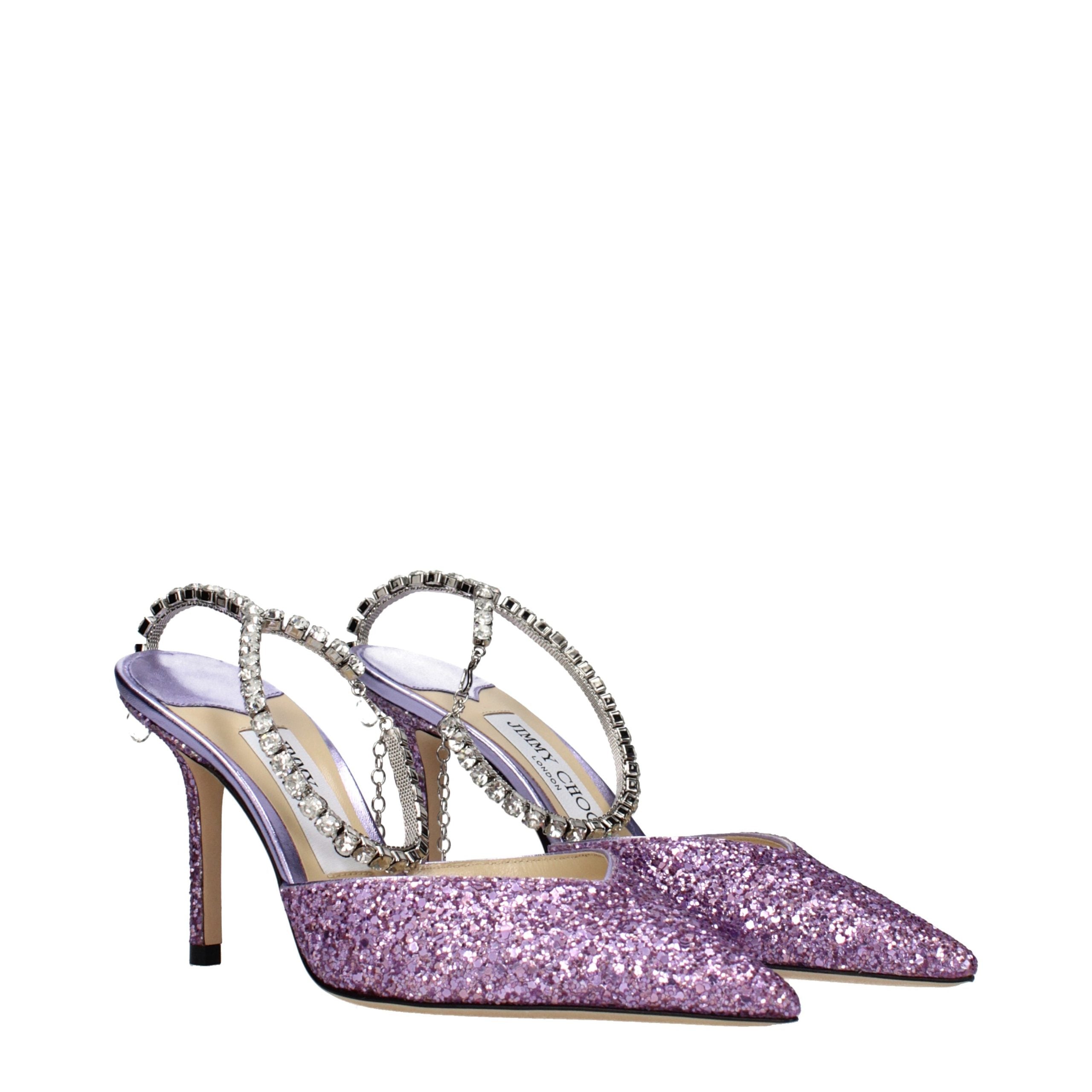 Jimmy Choo Violette Plateau-Sandalen mit Stiletto-Absatz aus Kunststoff-2
