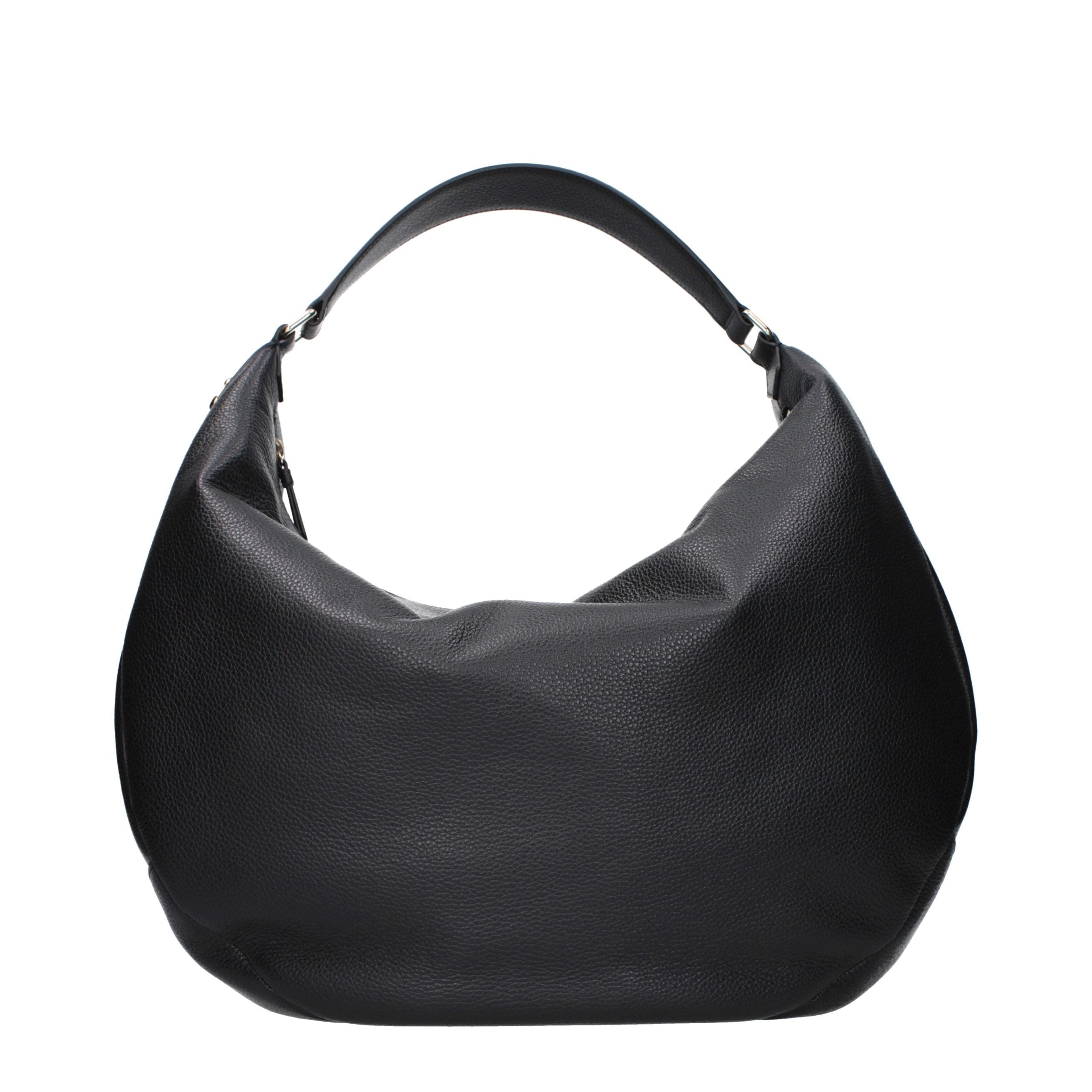 Jimmy Choo Schwarze Leder Umhängetasche-1