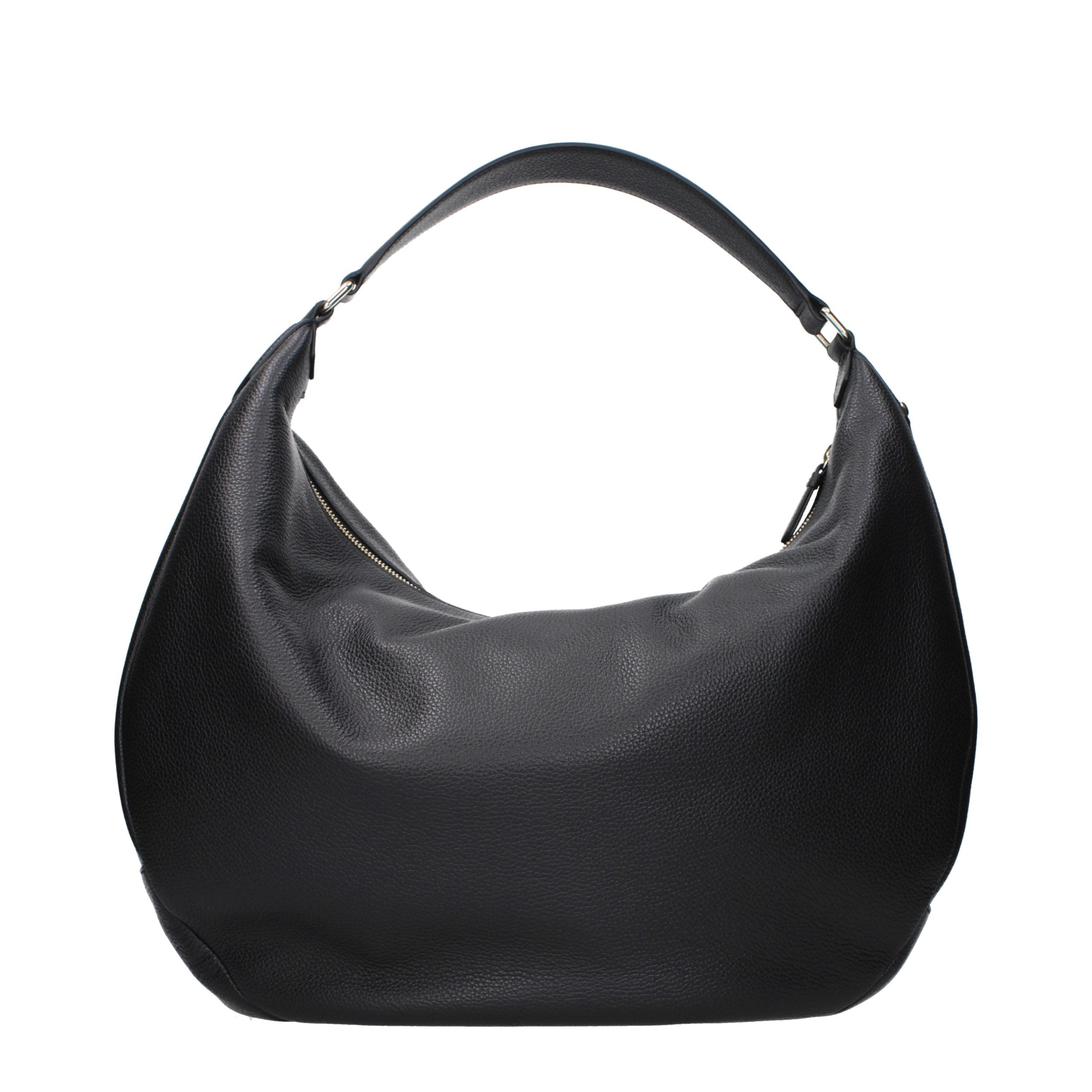 Jimmy Choo Schwarze Leder Umhängetasche-2