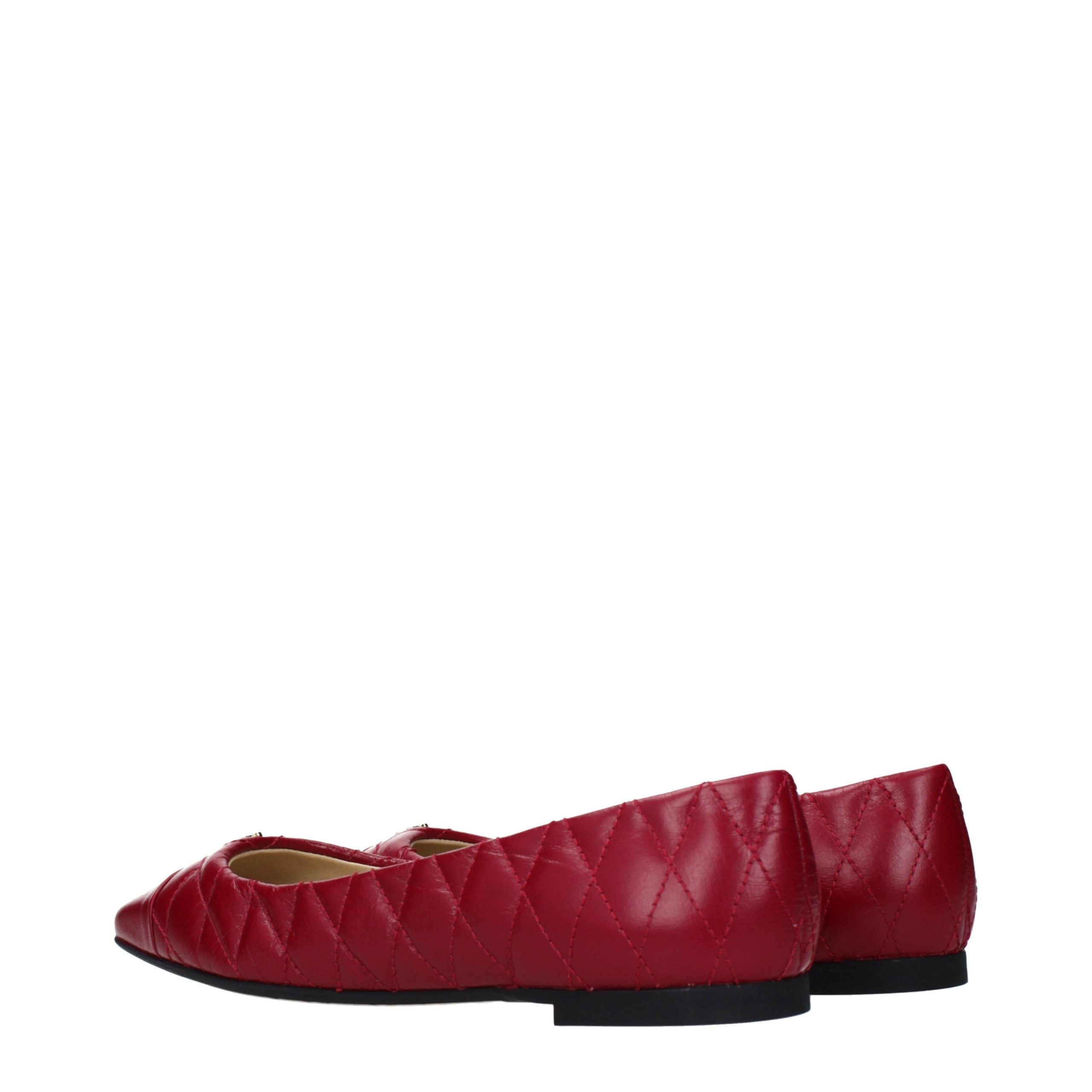 Jimmy Choo Pink Leather Ballet Flats-4