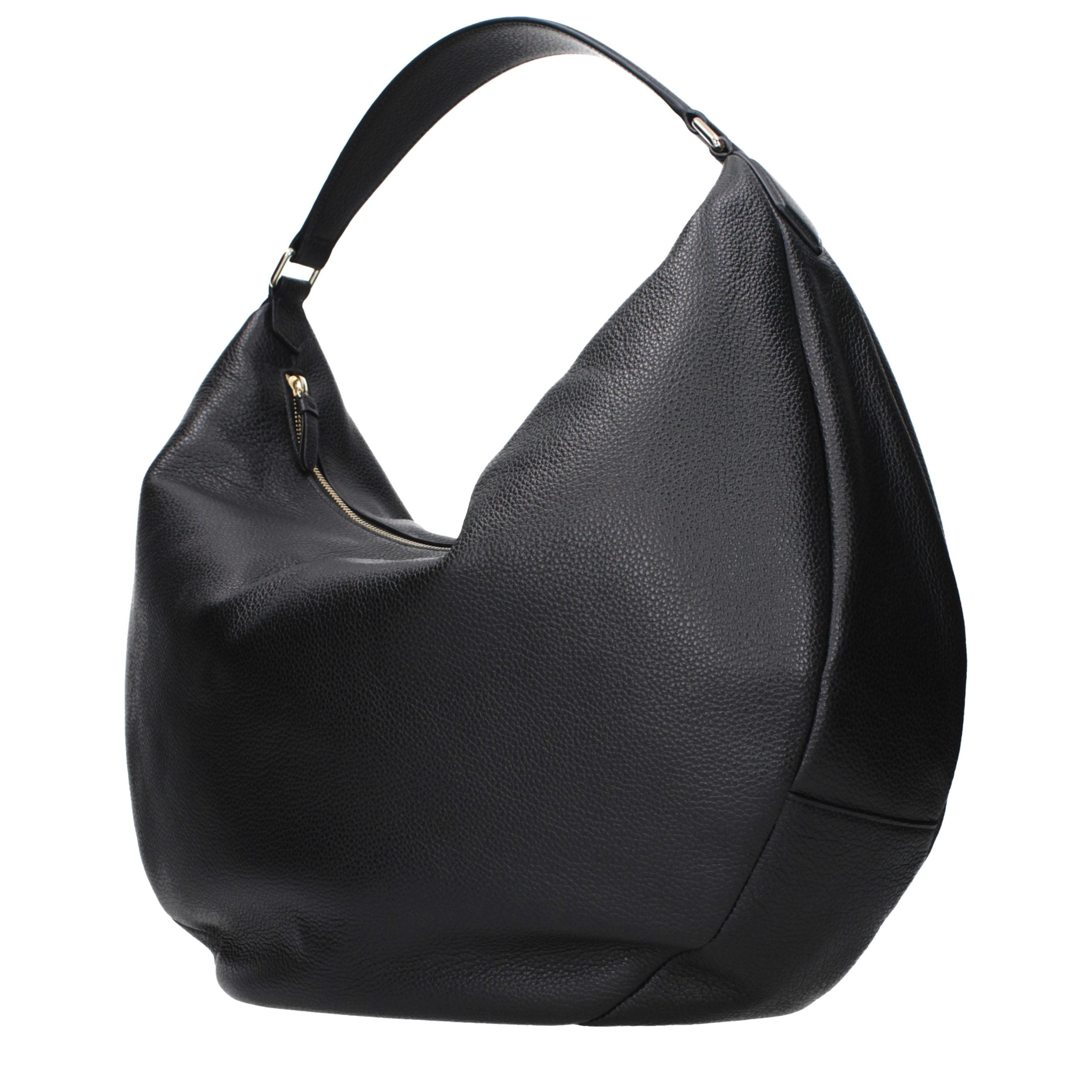Jimmy Choo Schwarze Leder Umhängetasche-3