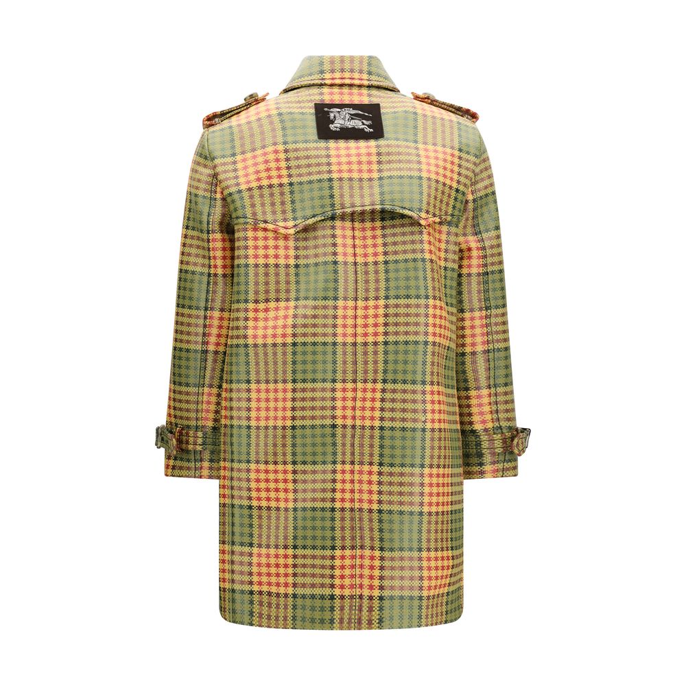 Burberry Mehrfarbiger Trenchcoat aus Polyester-2