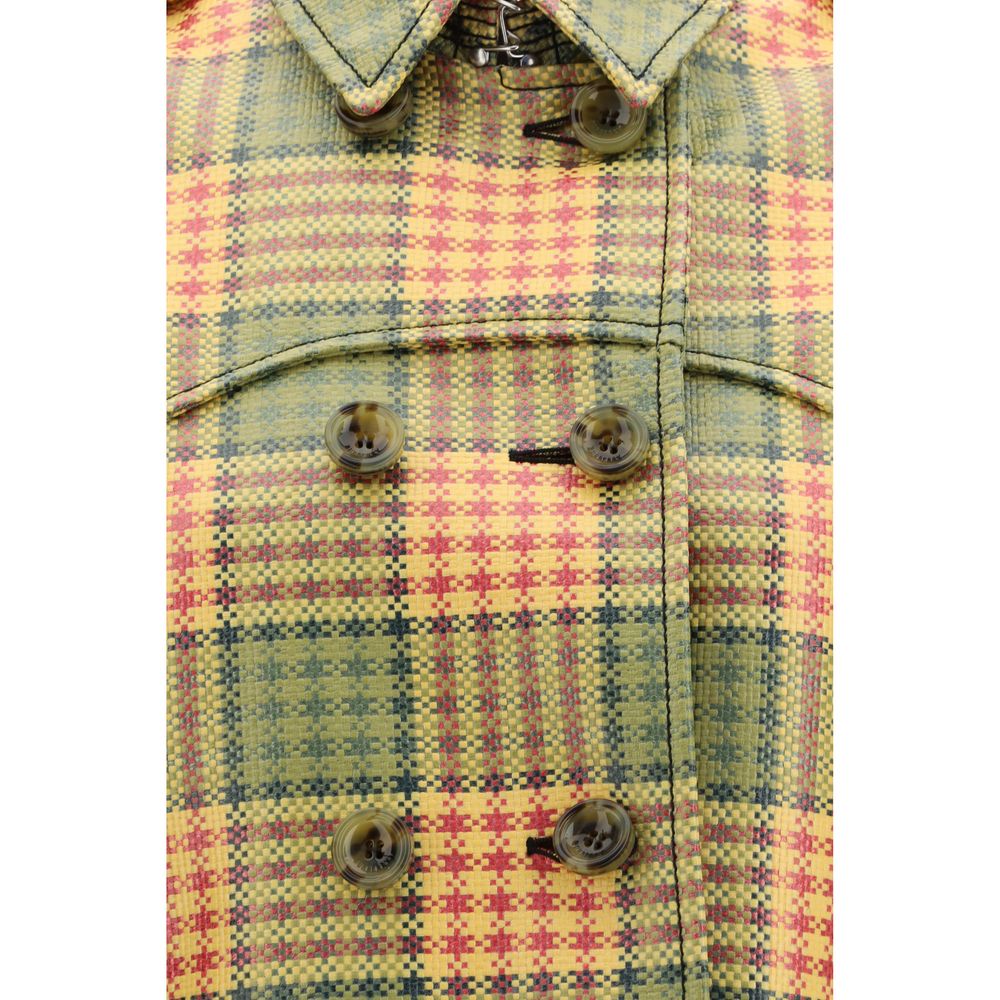 Burberry Mehrfarbiger Trenchcoat aus Polyester-3