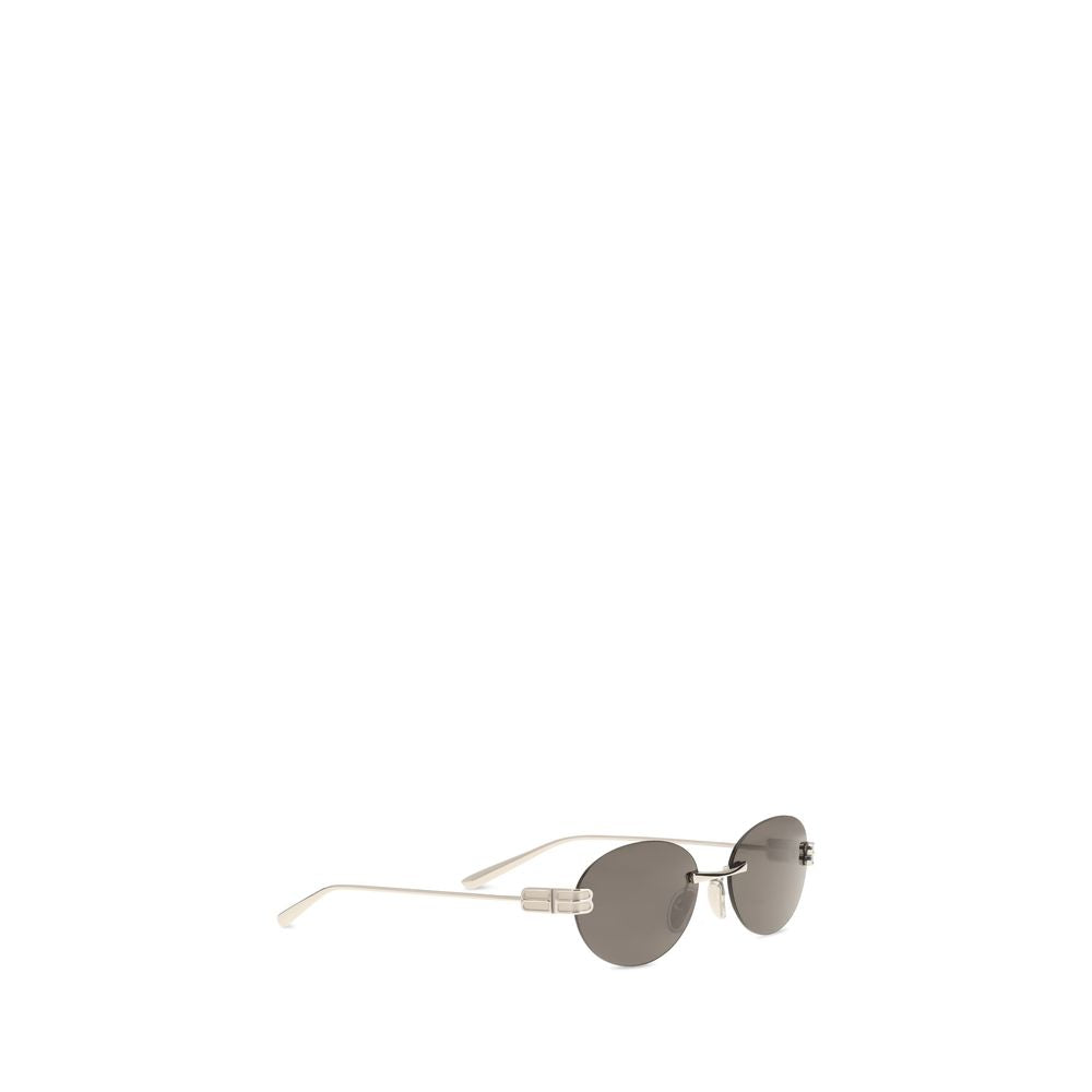 Balenciaga Sonnenbrille aus silbernem Metall-2