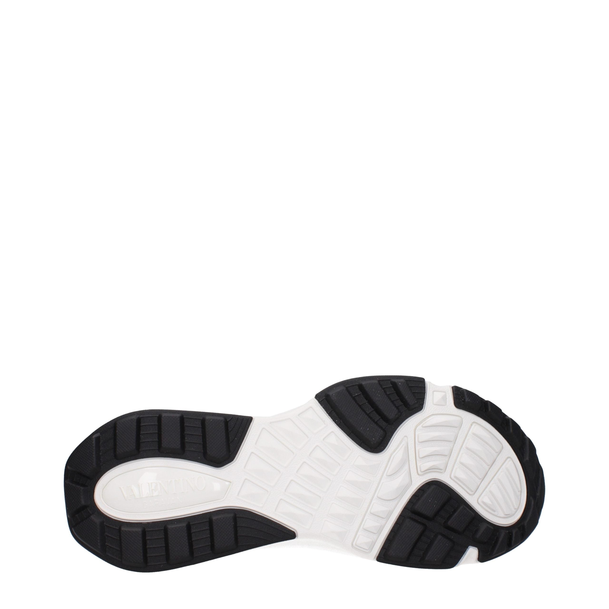 Valentino Garavani White Fabric Athletic Sneakers-5