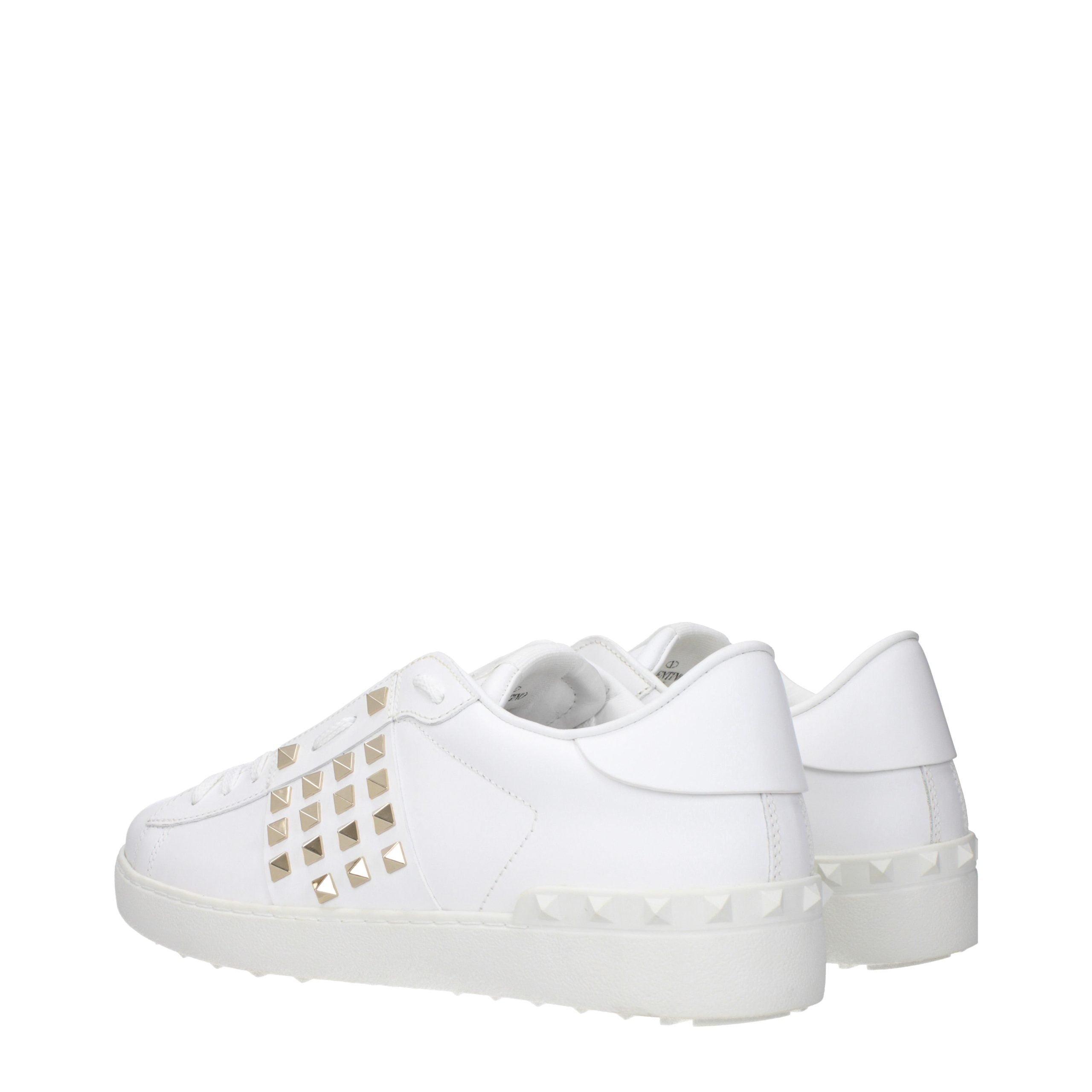 Valentino Garavani White Leather Low-Top Sneakers-4