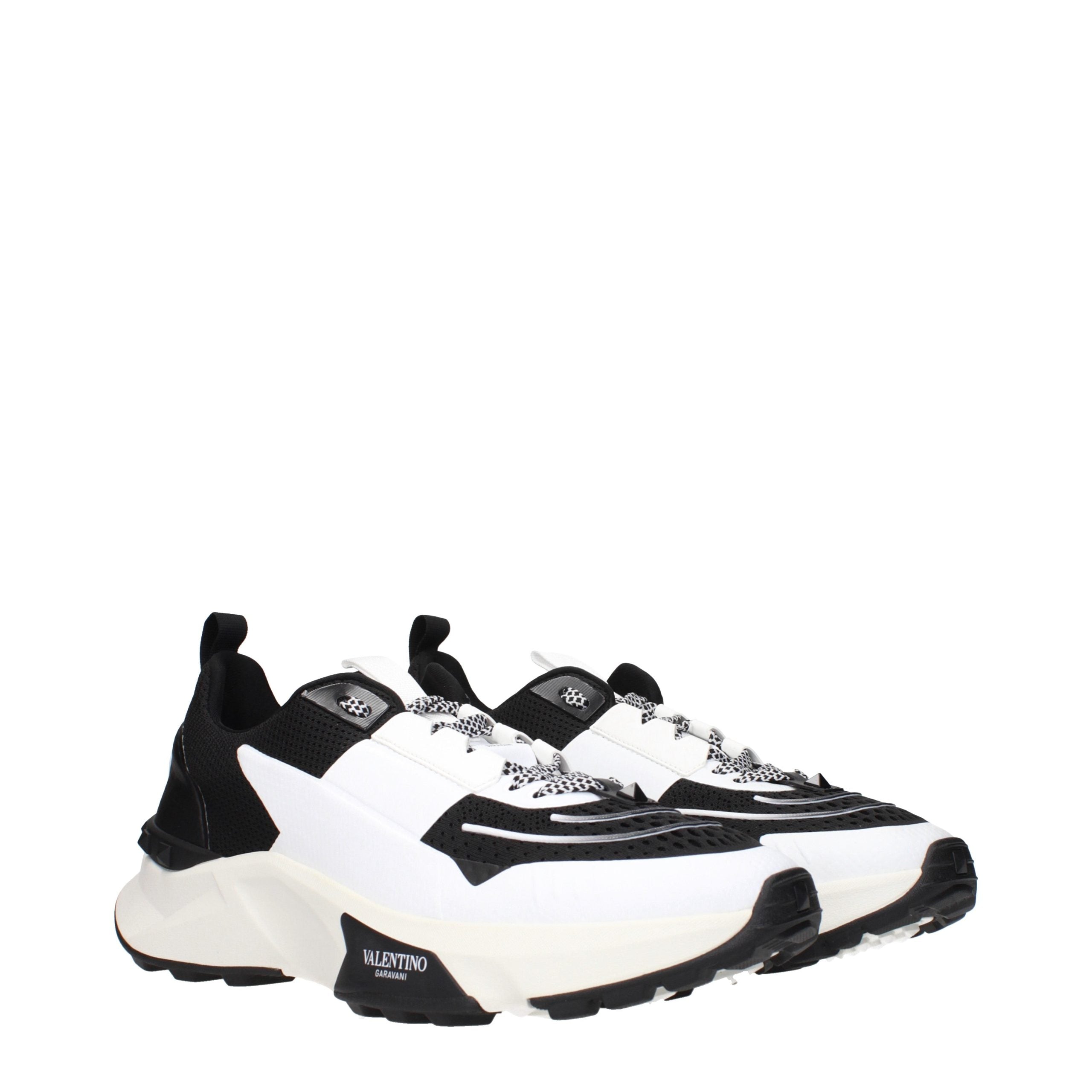 Valentino Garavani Schwarze Stoff-Sneaker-2